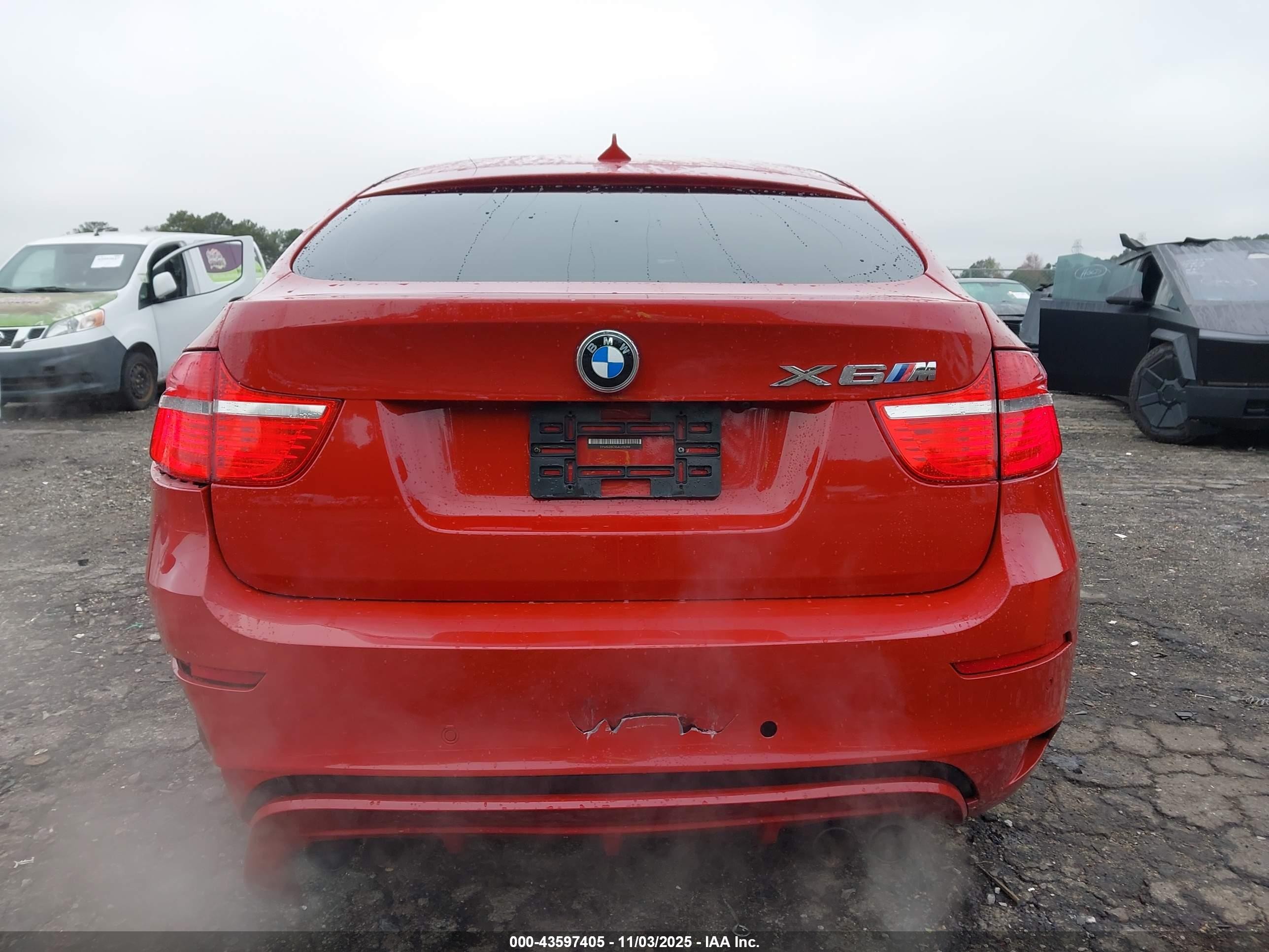 2010 Bmw X6 M   Red vin: 5YMGZ0C55ALK13299