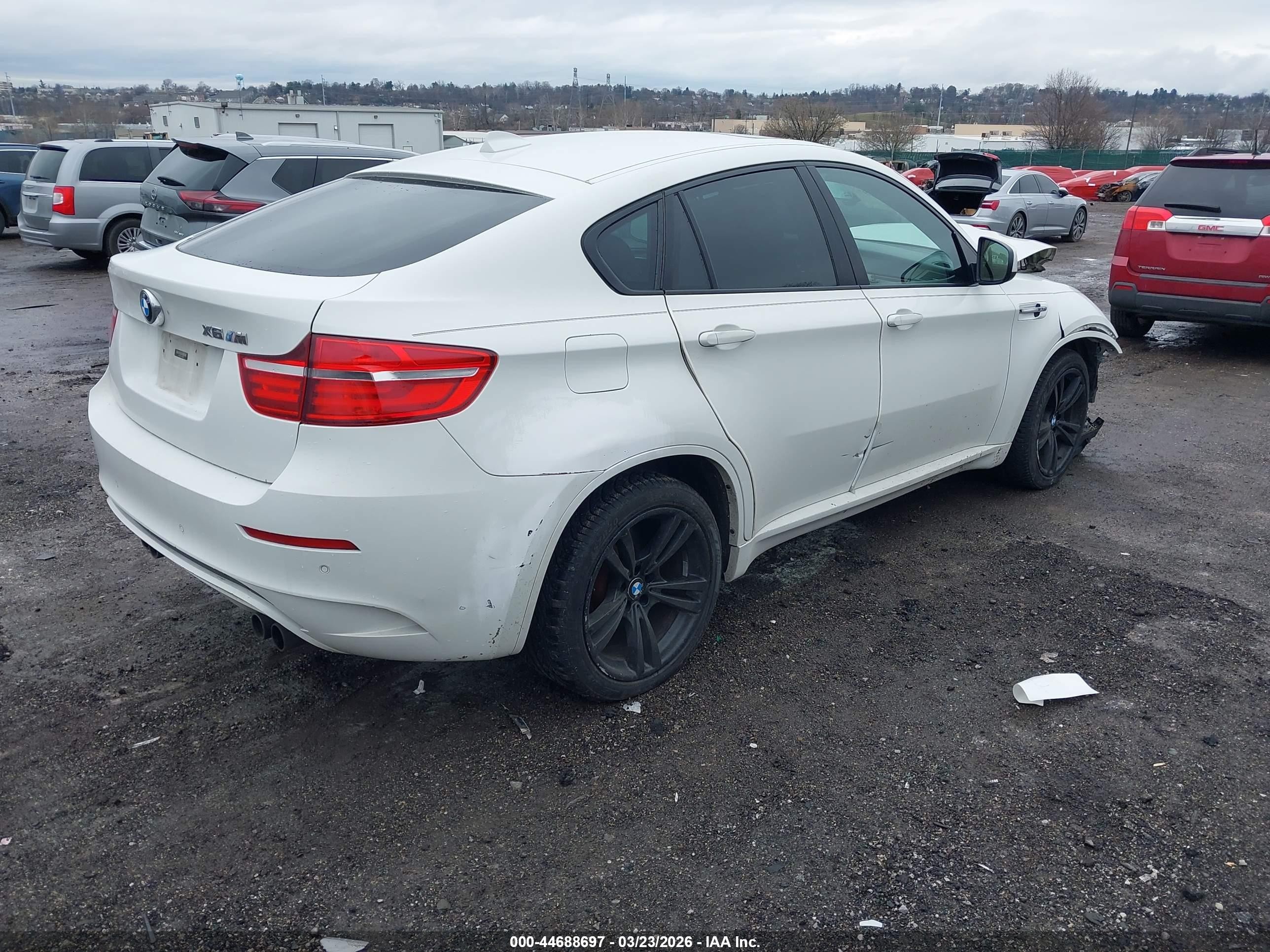 2013 Bmw X6 M   White vin: 5YMGZ0C55DLL29963