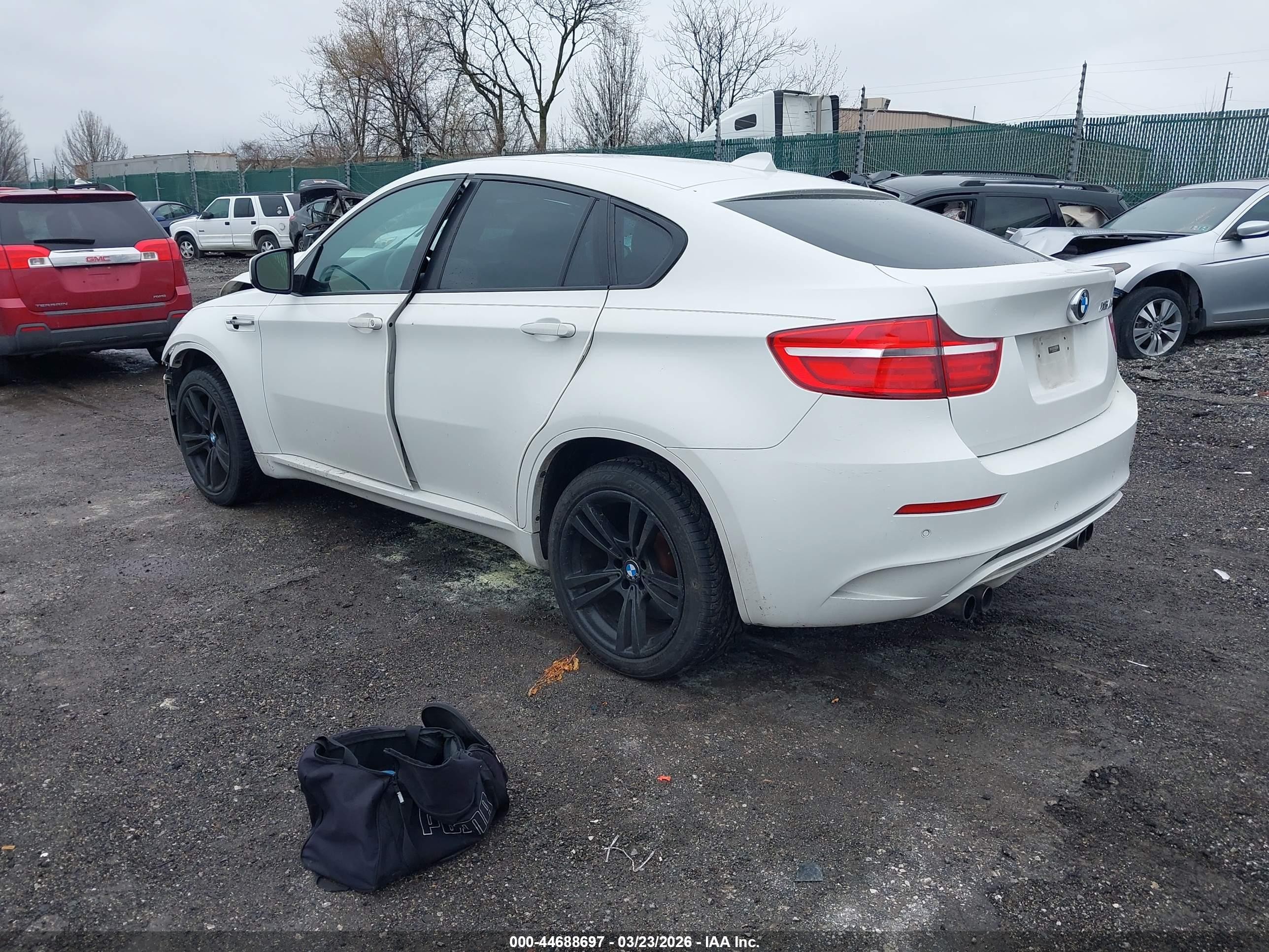 2013 Bmw X6 M   White vin: 5YMGZ0C55DLL29963