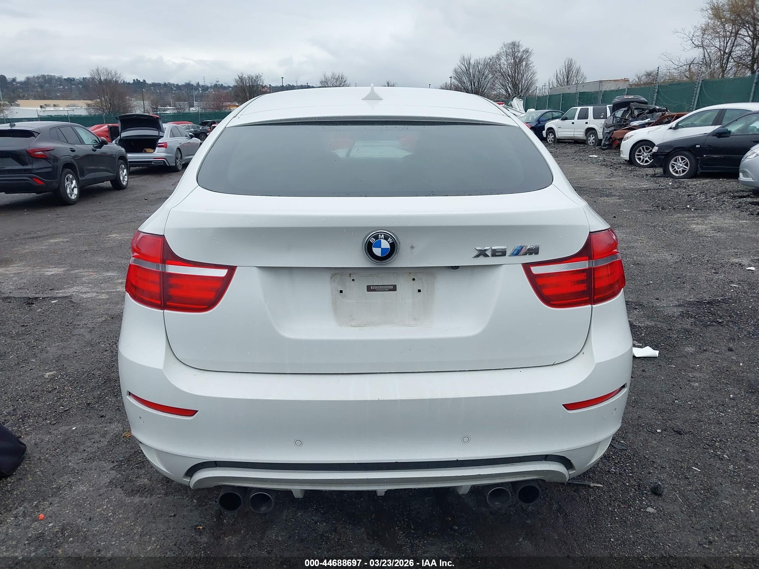 2013 Bmw X6 M   White vin: 5YMGZ0C55DLL29963