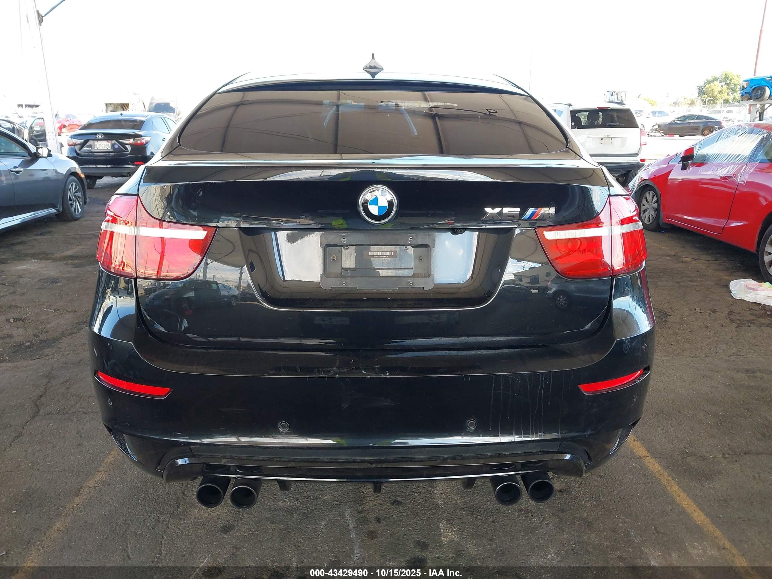 2014 Bmw X6 M   Black vin: 5YMGZ0C55E0C40478