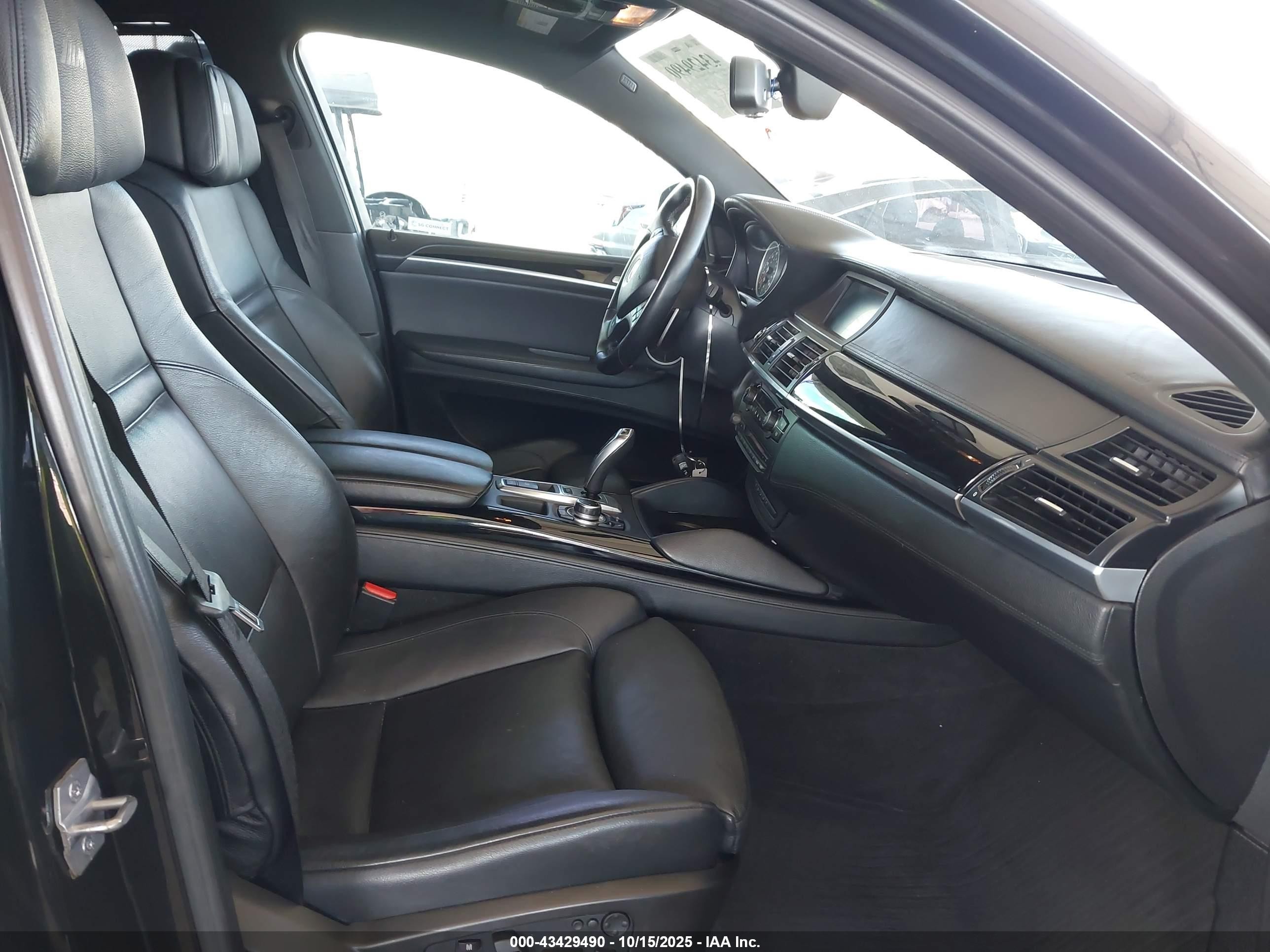 2014 Bmw X6 M   Black vin: 5YMGZ0C55E0C40478