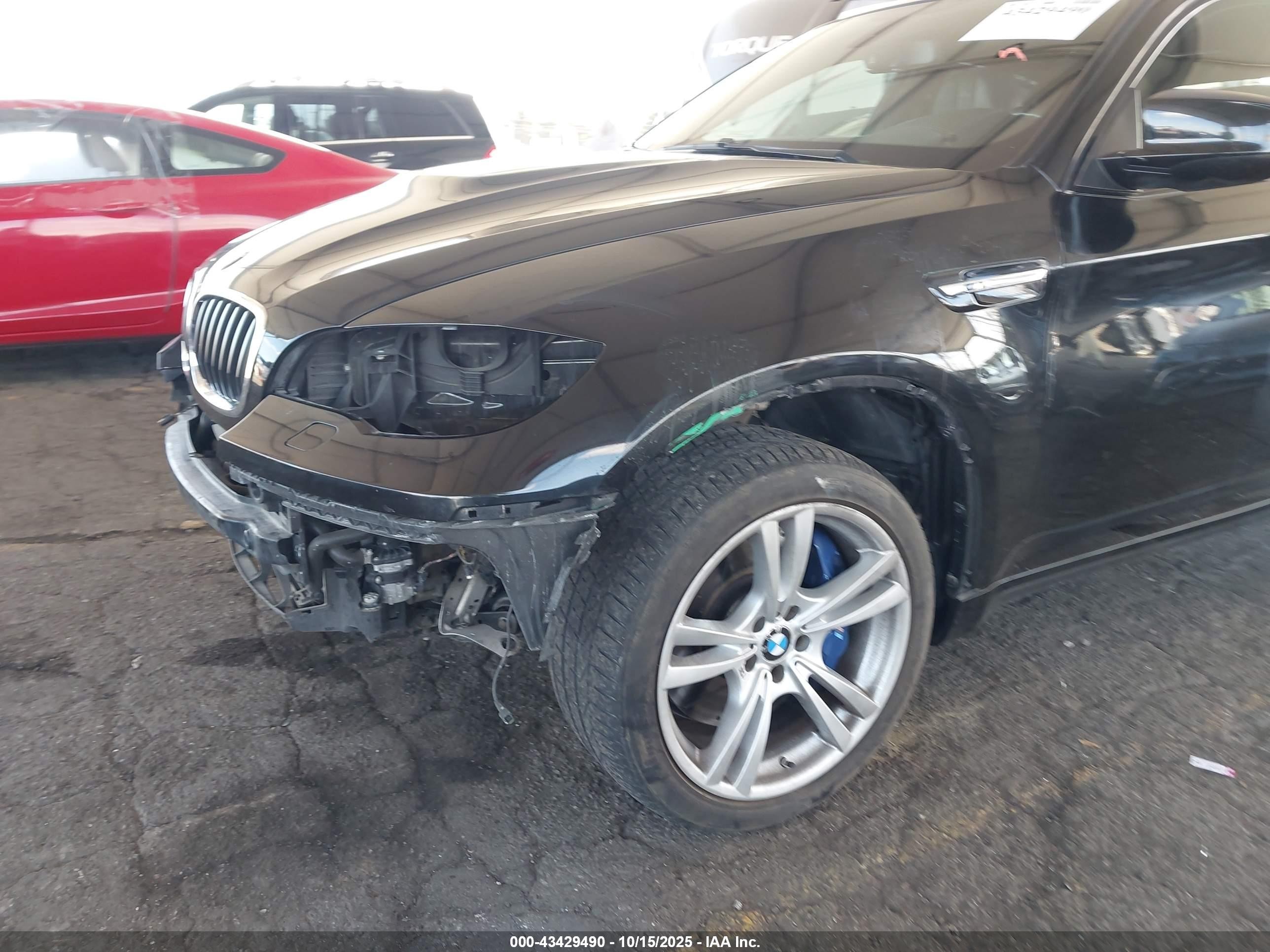 2014 Bmw X6 M   Black vin: 5YMGZ0C55E0C40478