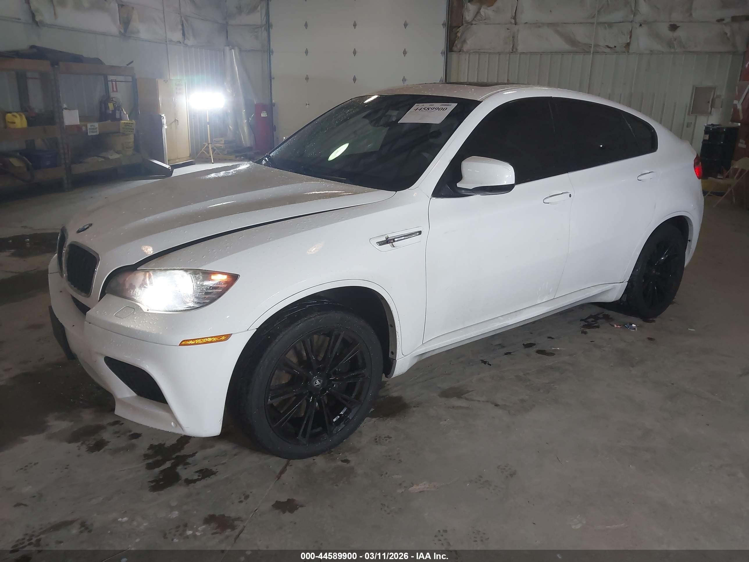 2010 Bmw X6 M   White vin: 5YMGZ0C56ALK13263