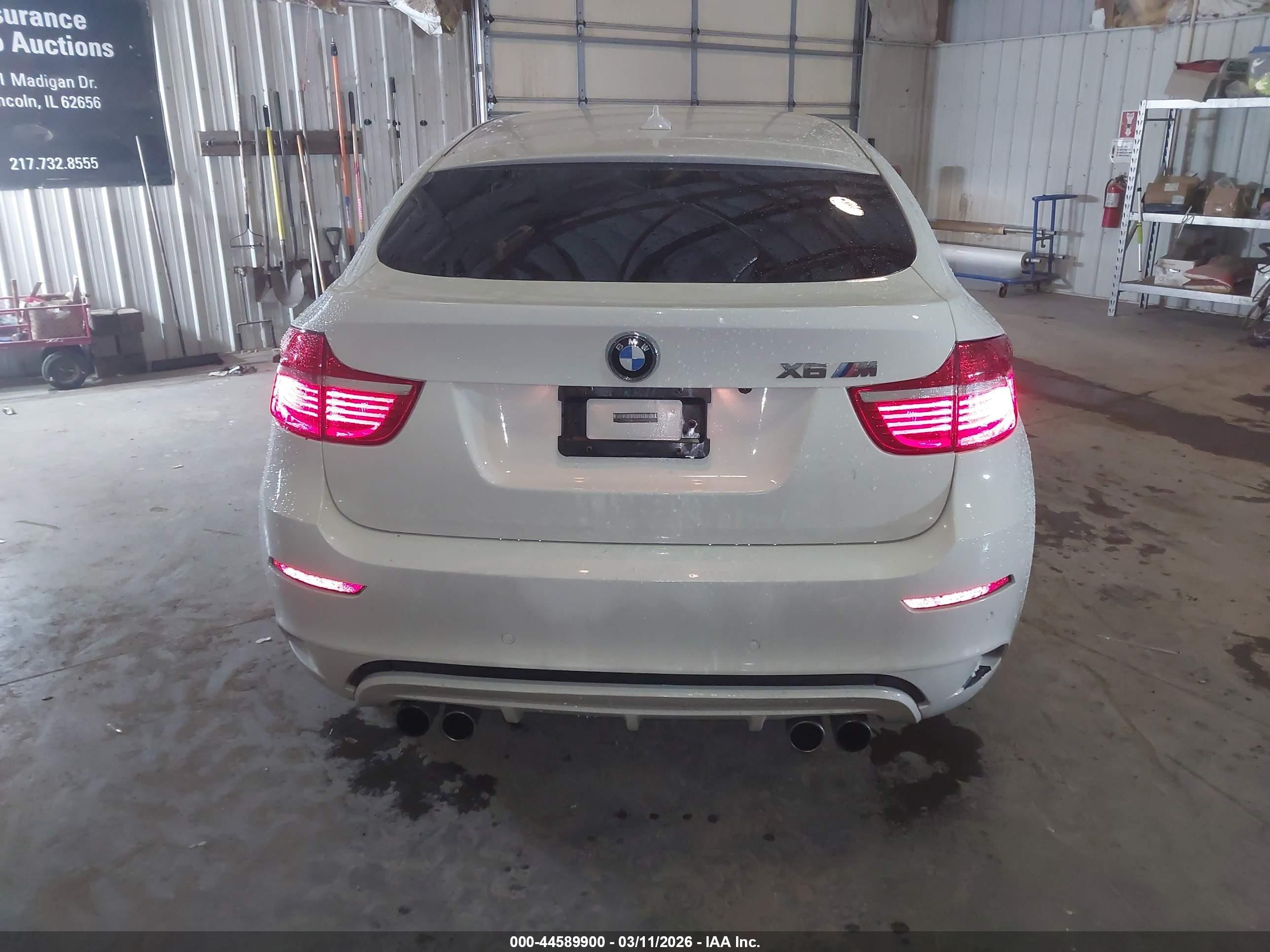 2010 Bmw X6 M   White vin: 5YMGZ0C56ALK13263