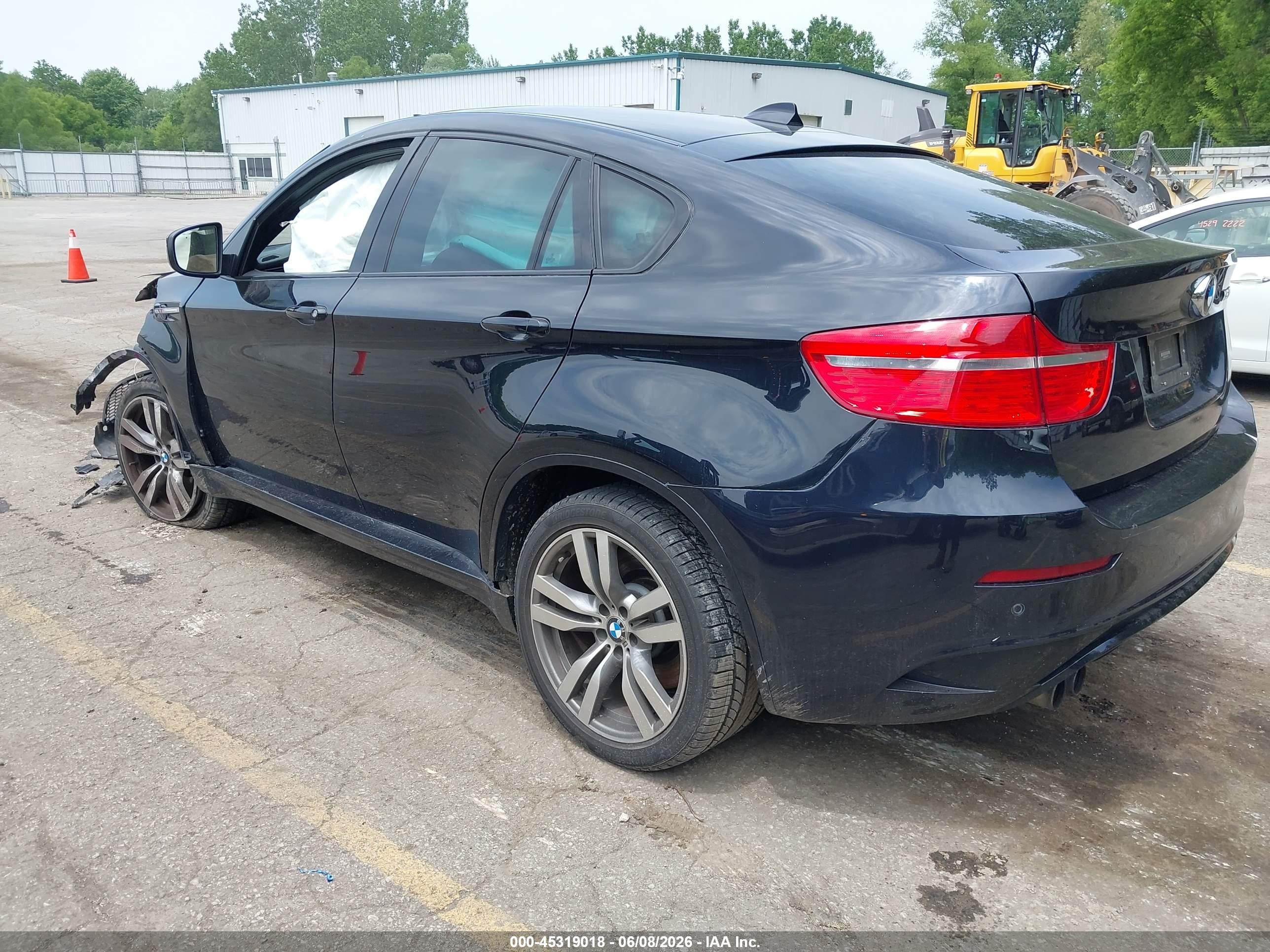 2012 Bmw X6 M   Black vin: 5YMGZ0C59CLL29575