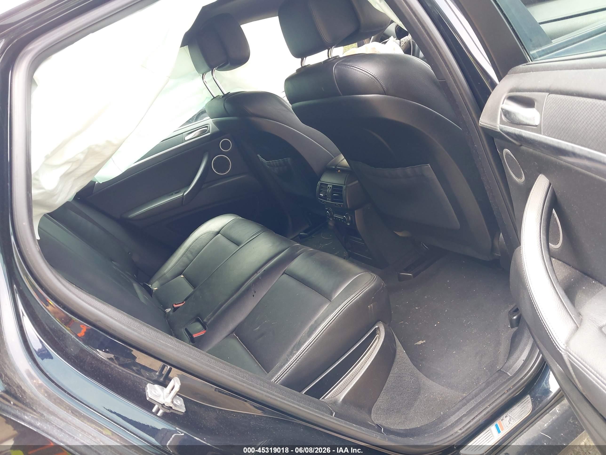 2012 Bmw X6 M   Black vin: 5YMGZ0C59CLL29575