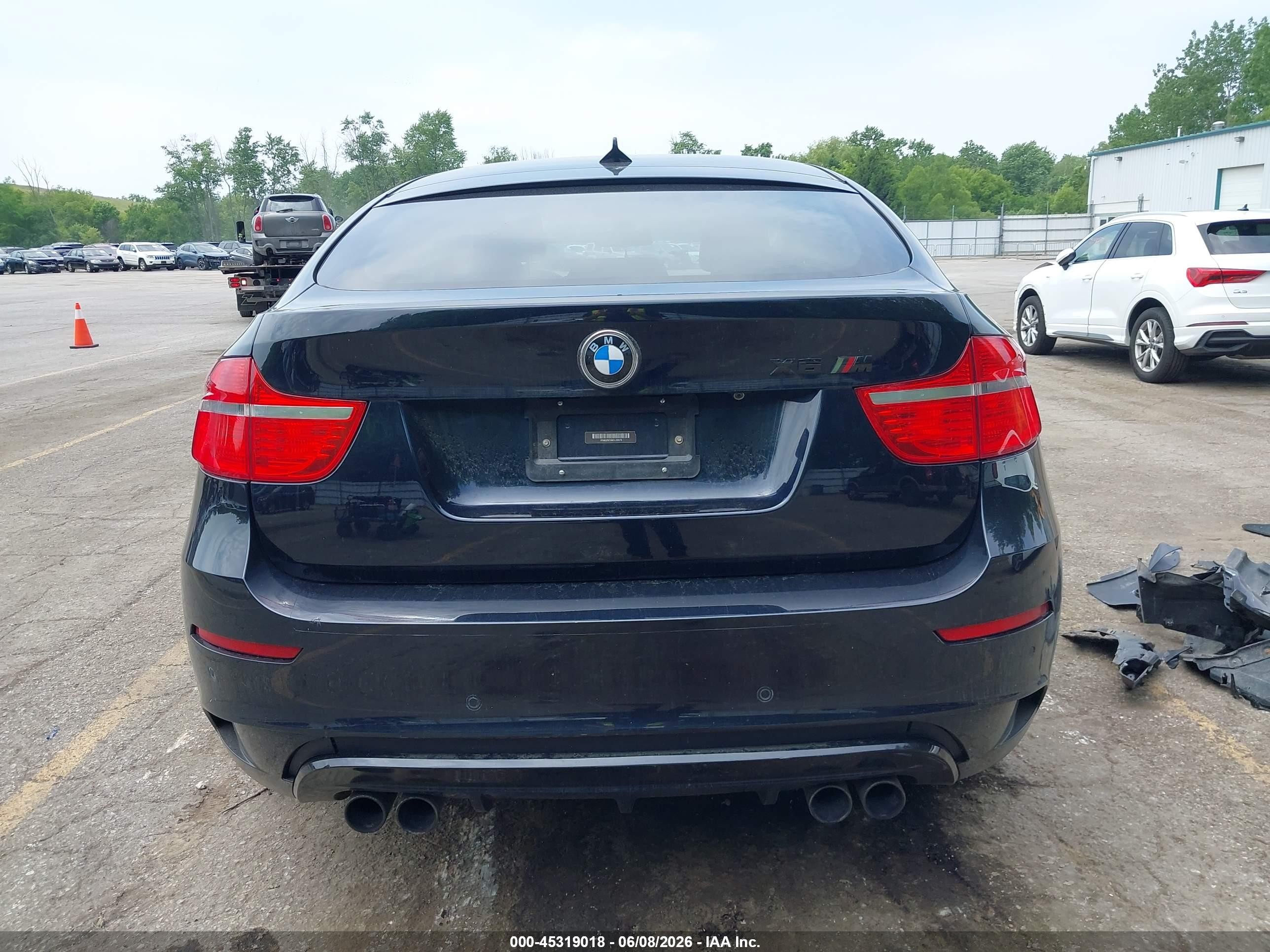 2012 Bmw X6 M   Black vin: 5YMGZ0C59CLL29575