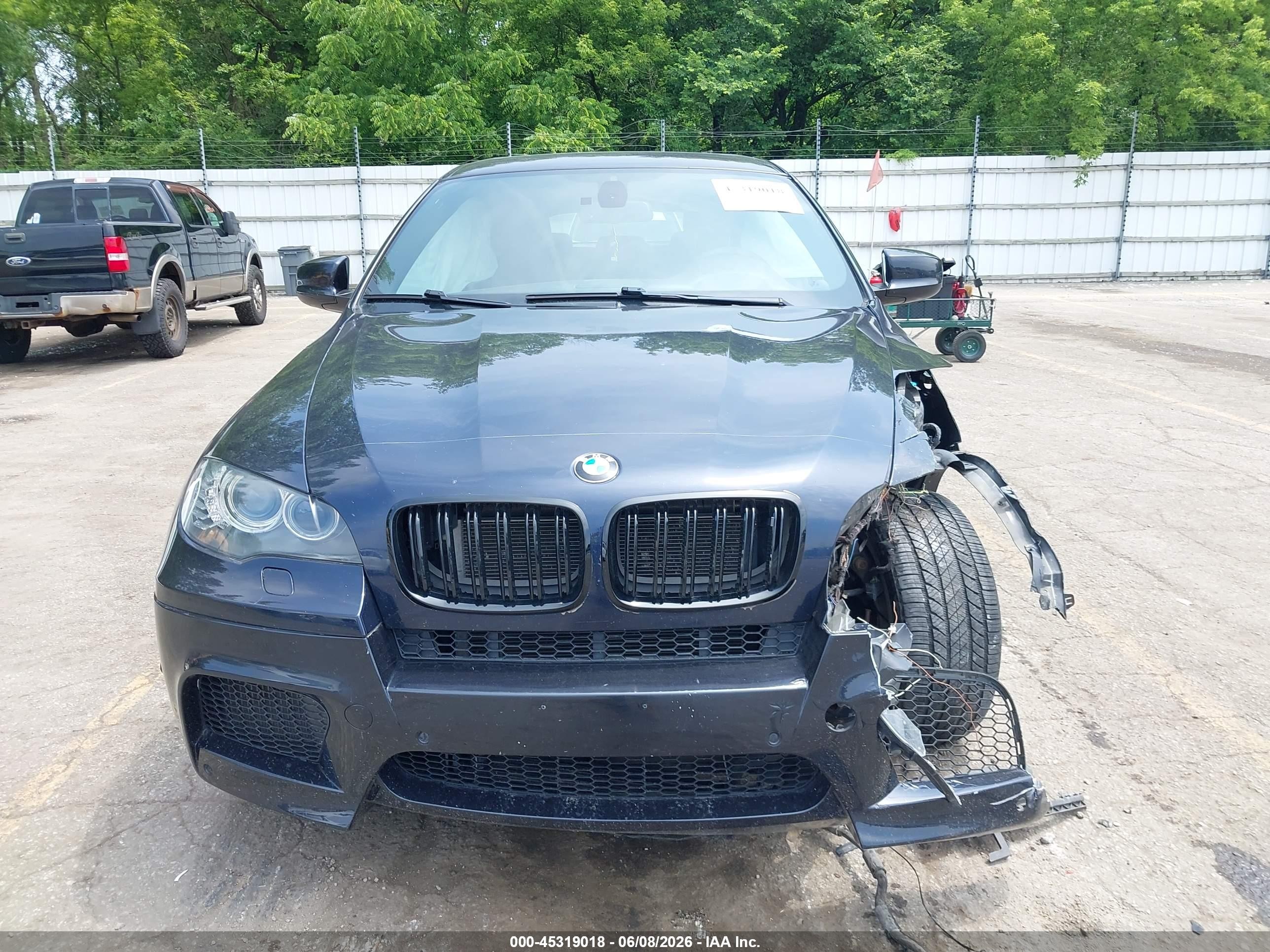 2012 Bmw X6 M   Black vin: 5YMGZ0C59CLL29575