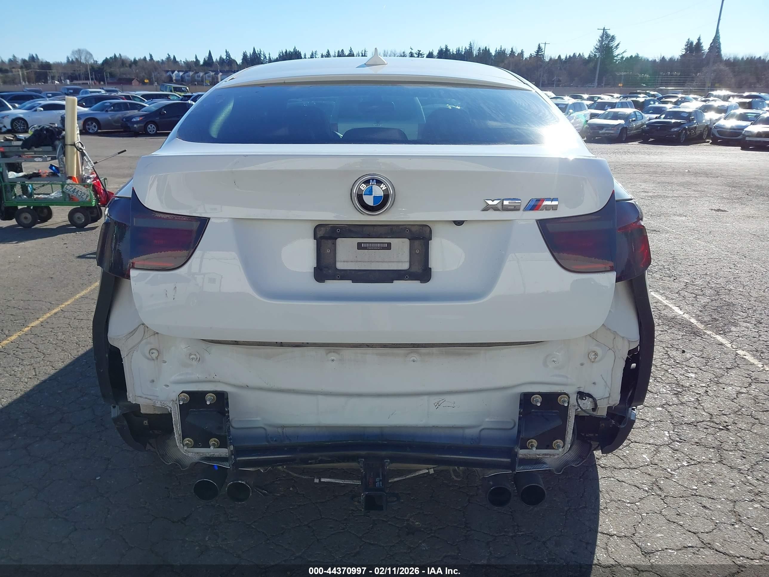 2013 Bmw X6 M   White vin: 5YMGZ0C59D0C40112