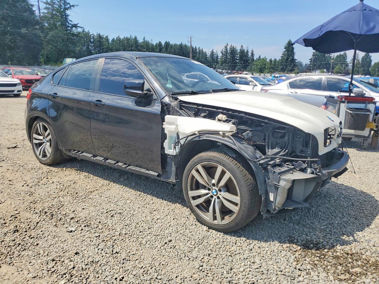 2011 Bmw X6 M Black vin: 5YMGZ0C5XBLK14062