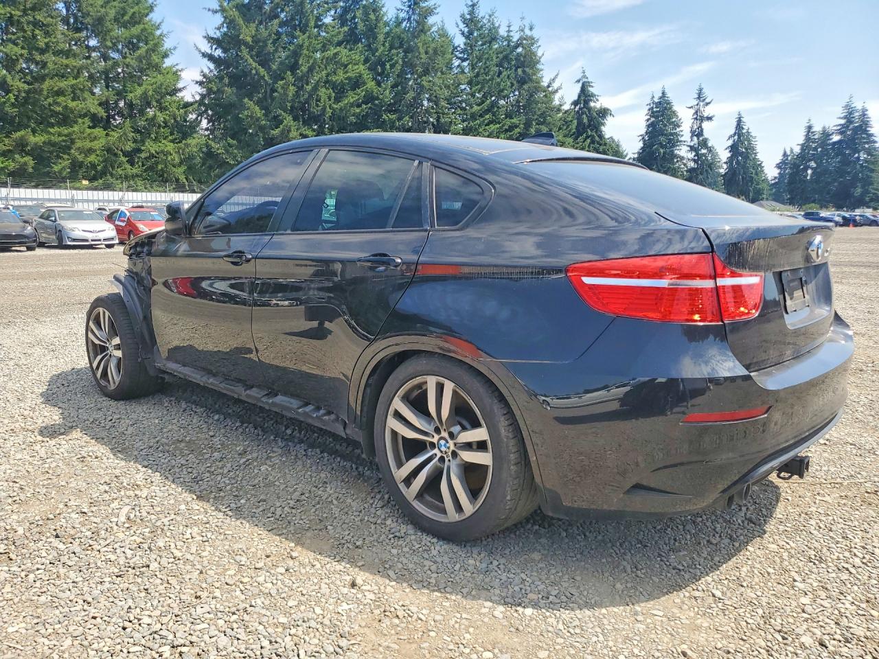 2011 Bmw X6 M Black vin: 5YMGZ0C5XBLK14062