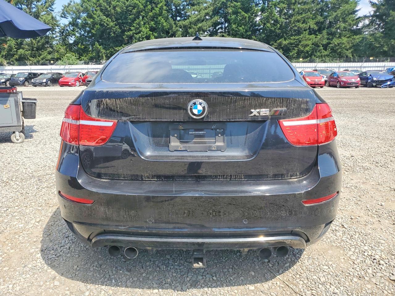 2011 Bmw X6 M Black vin: 5YMGZ0C5XBLK14062