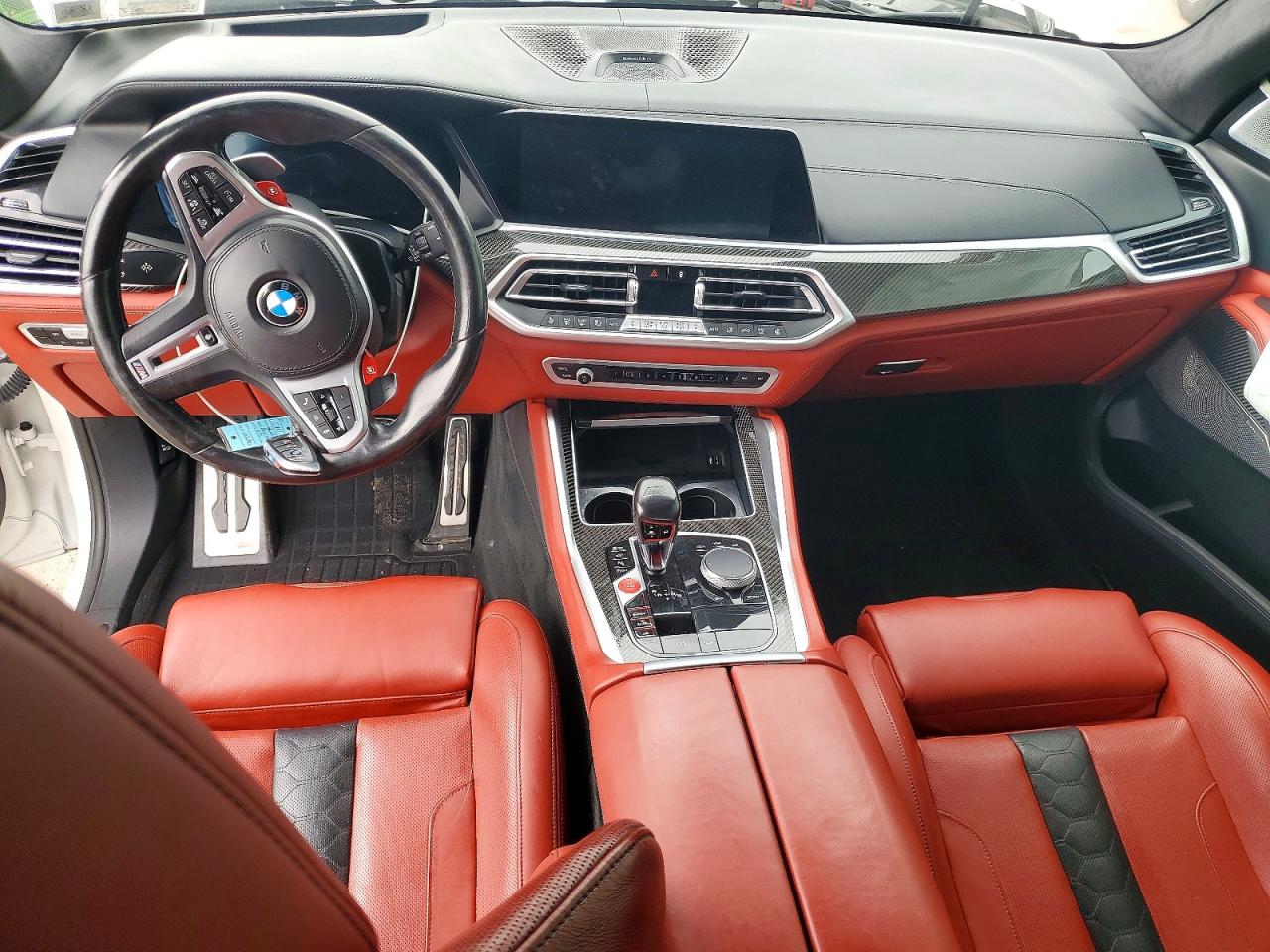 2023 Bmw X5 M White vin: 5YMJU0C05P9N62381