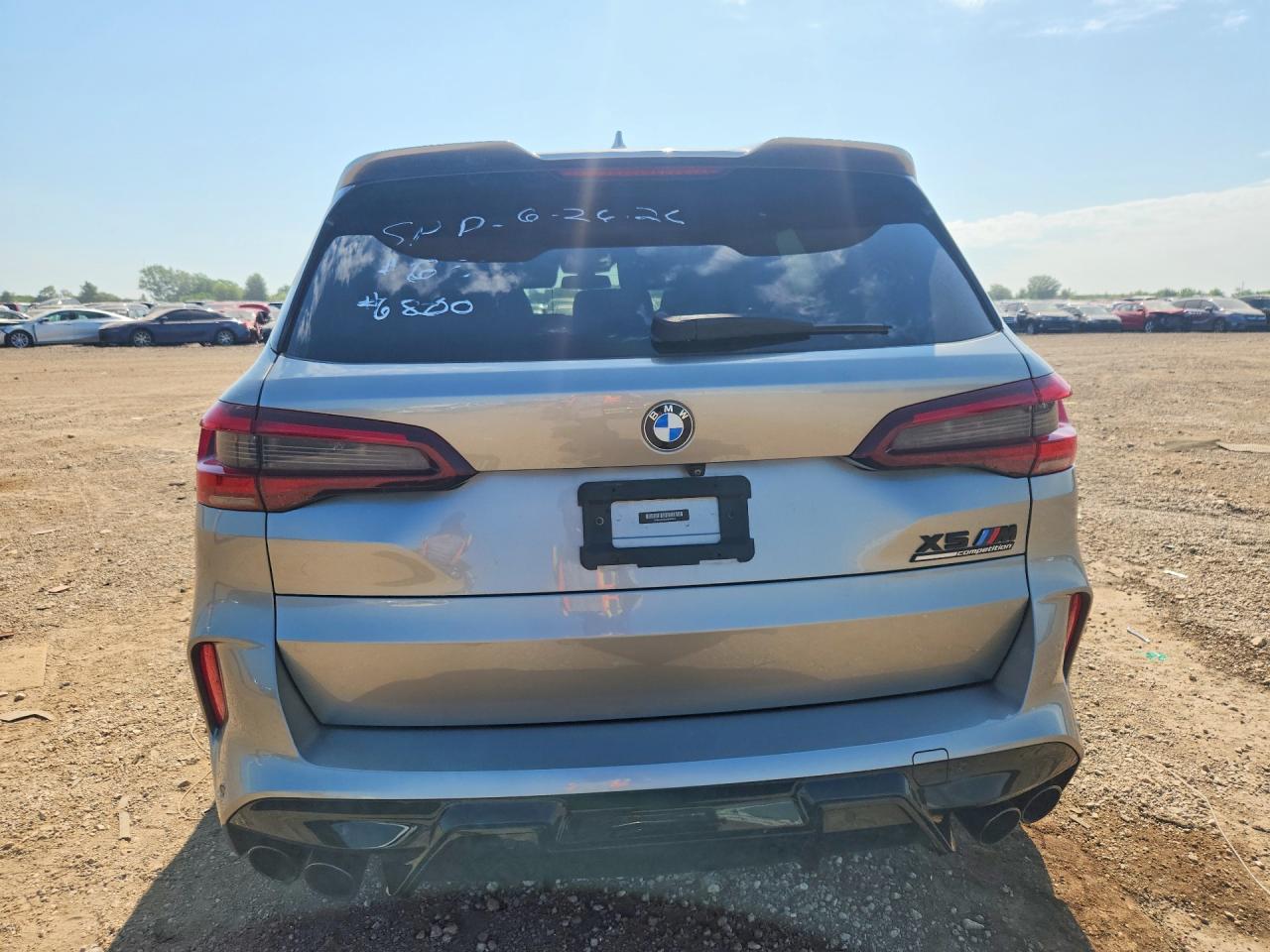 2020 Bmw X5 M Silver vin: 5YMJU0C0XL9D64019