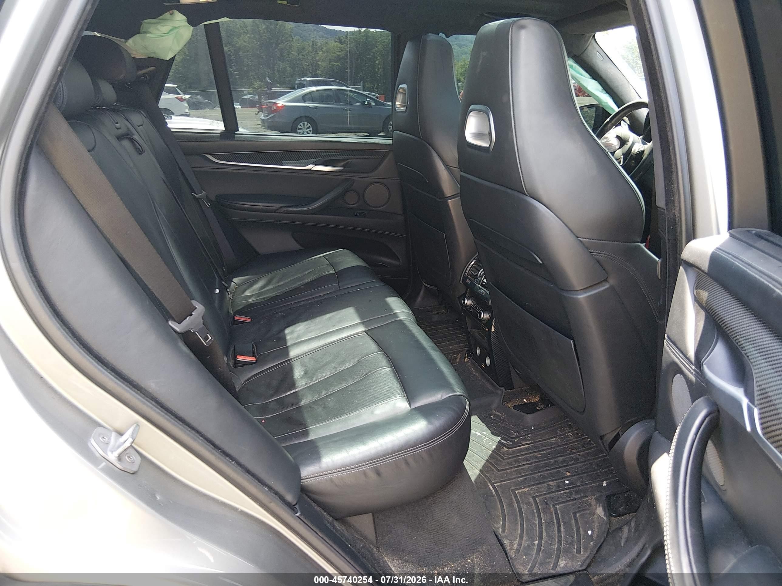 2015 Bmw X5 M   Black vin: 5YMKT6C52F0C89718