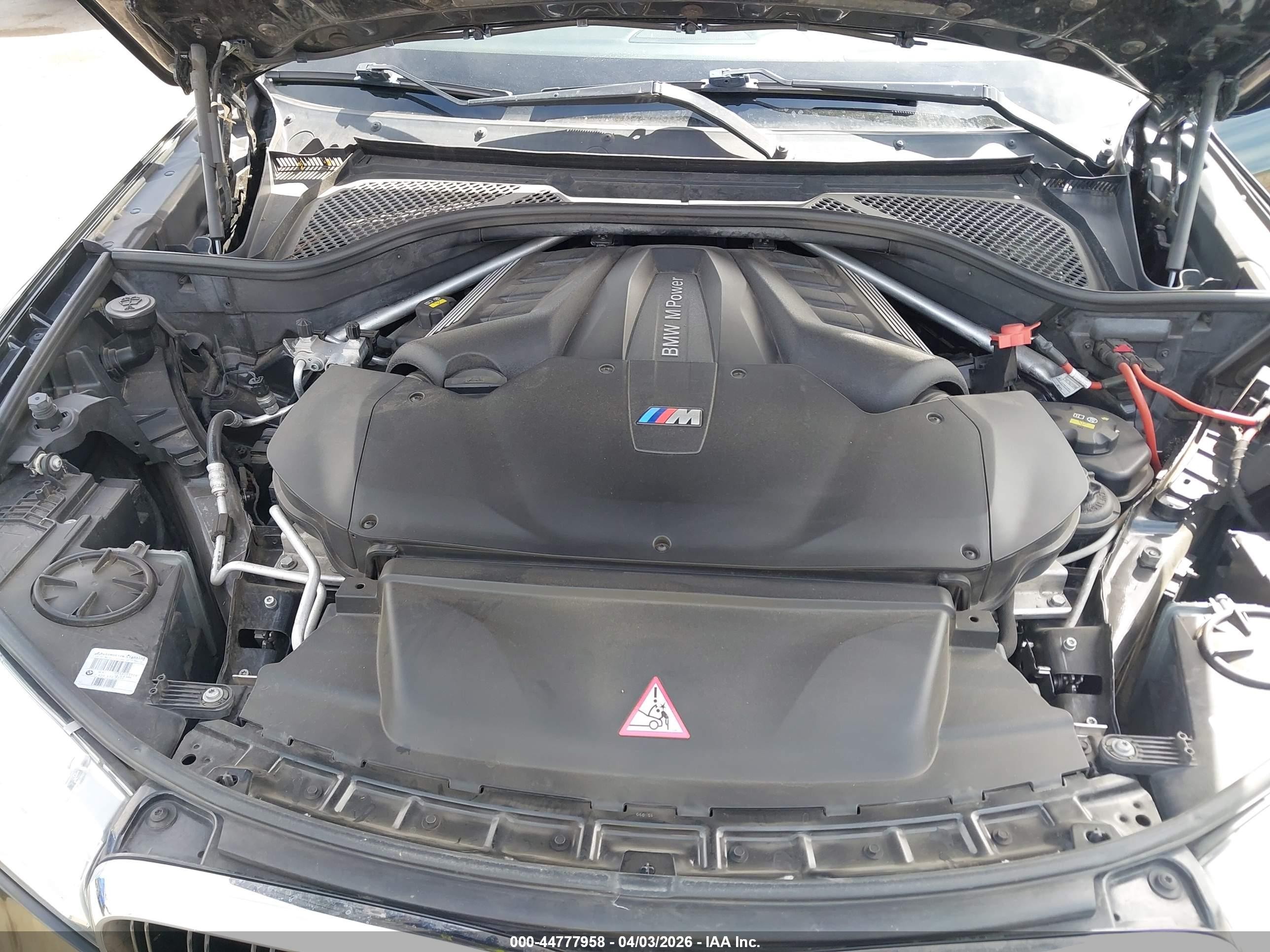 2015 Bmw X6 M   Black vin: 5YMKW8C55F0R42784