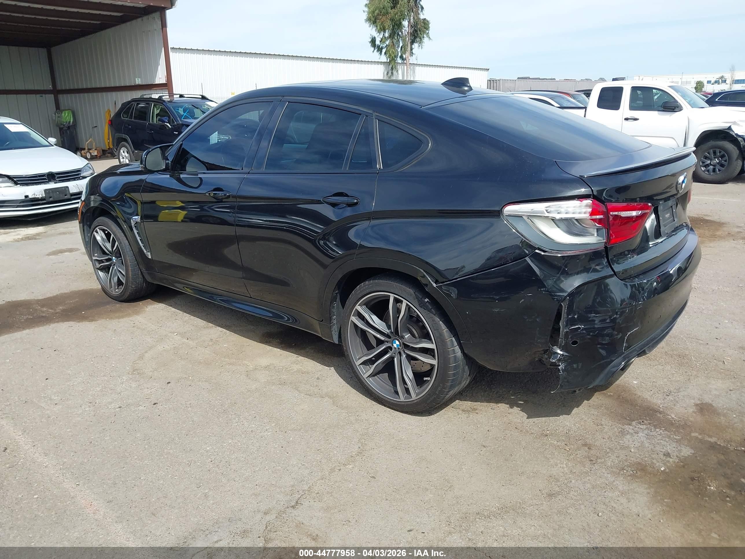 2015 Bmw X6 M   Black vin: 5YMKW8C55F0R42784