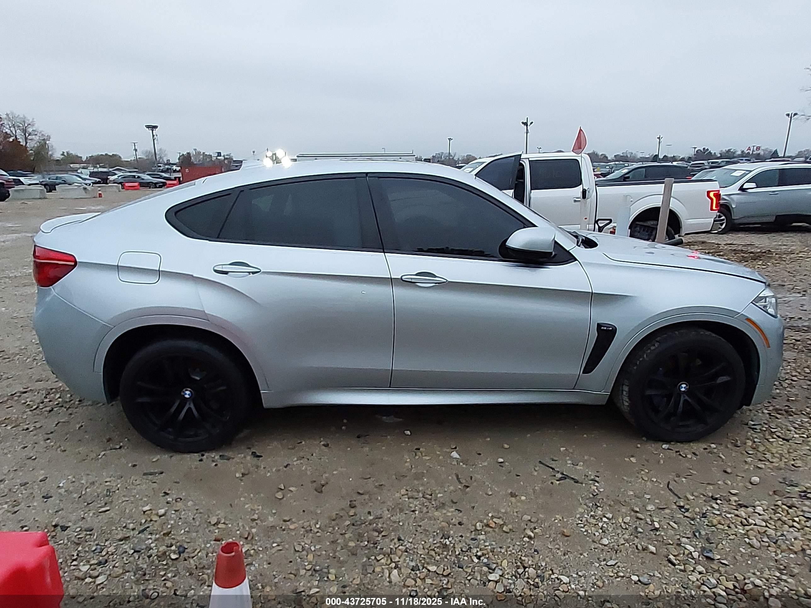 2015 Bmw X6 M   Silver vin: 5YMKW8C56F0R42728