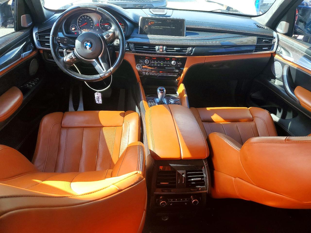 2015 Bmw X6 M Белый vin: 5YMKW8C57F0R42754