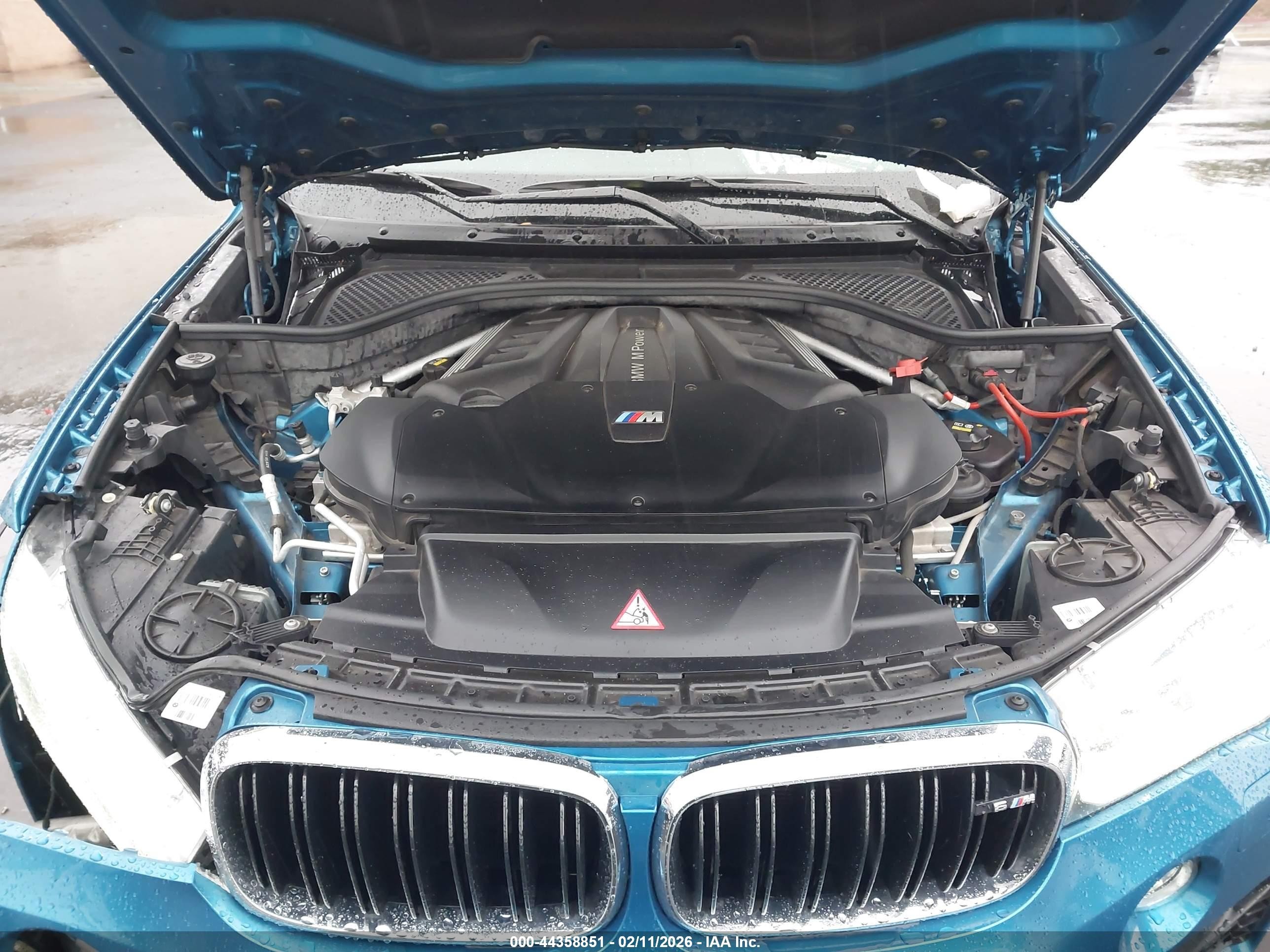 2015 Bmw X6 M   Blue vin: 5YMKW8C59F0G93960