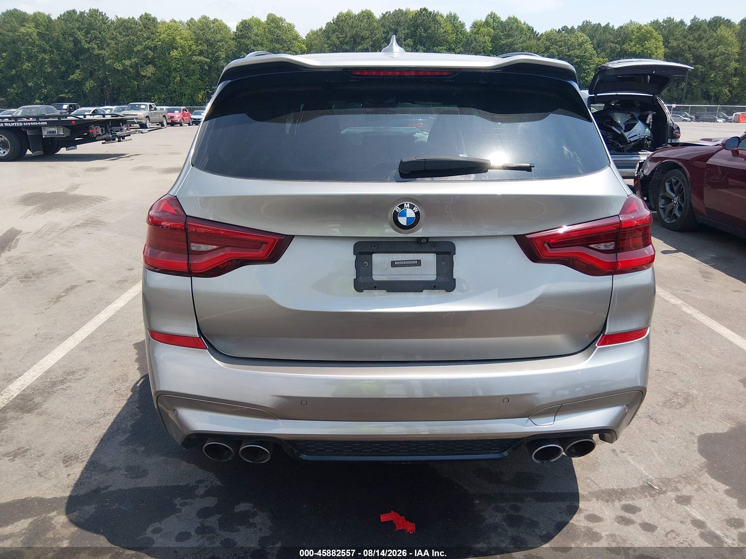 2020 Bmw X3 M   Серебряный vin: 5YMTS0C08LLT11060