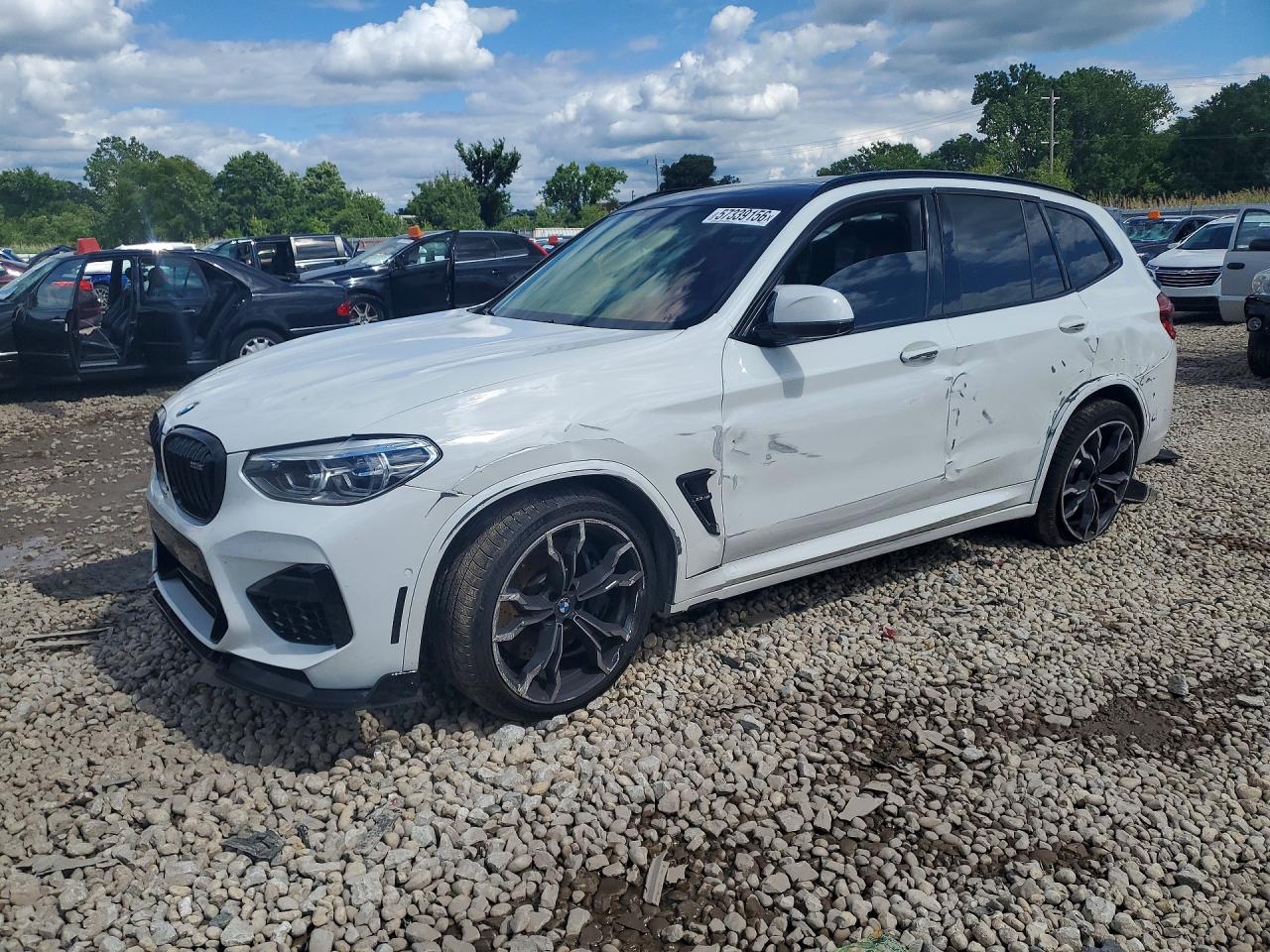 2020 Bmw X3 M Competition White vin: 5YMTS0C0XL9B08560