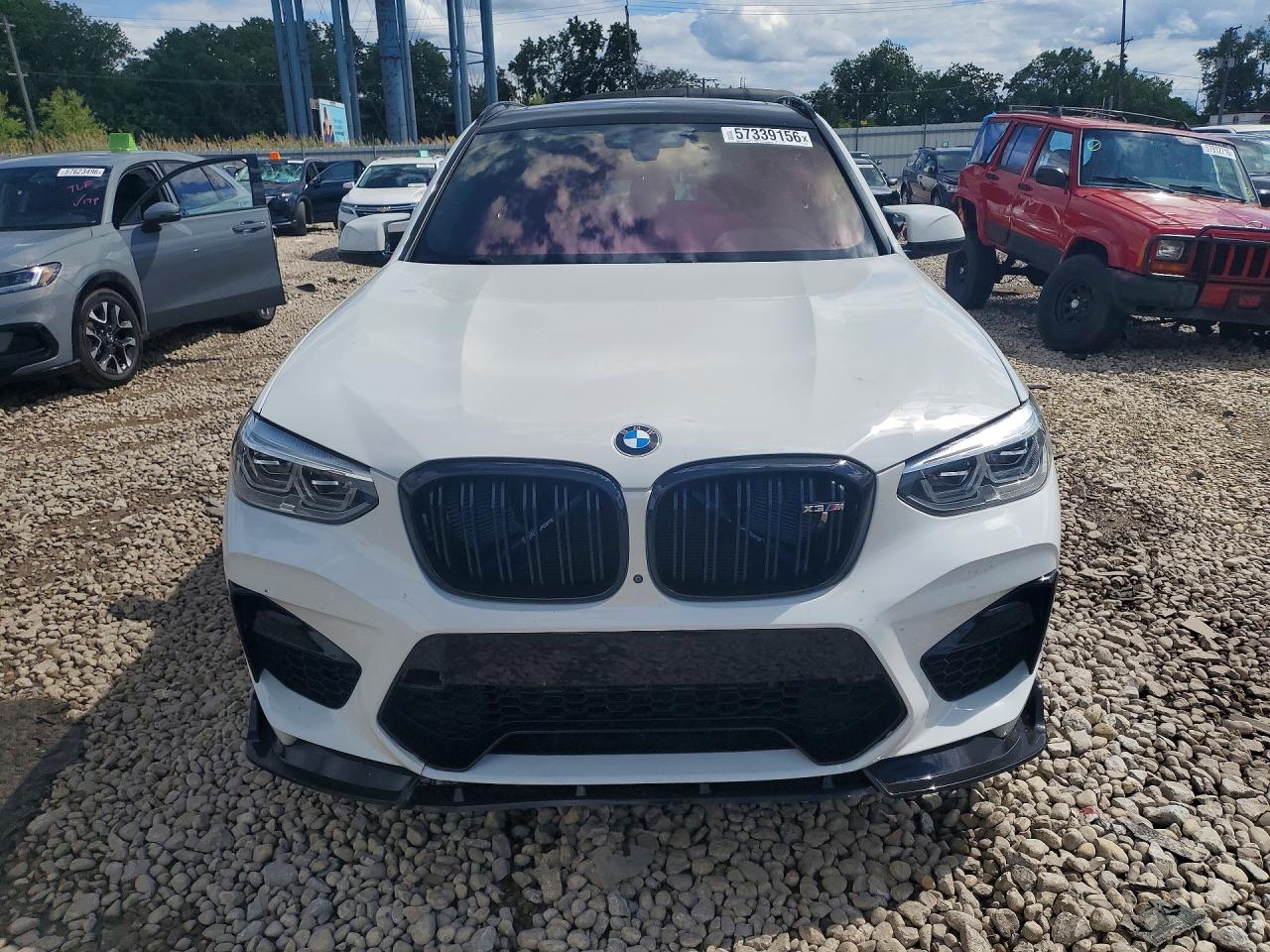 2020 Bmw X3 M Competition White vin: 5YMTS0C0XL9B08560