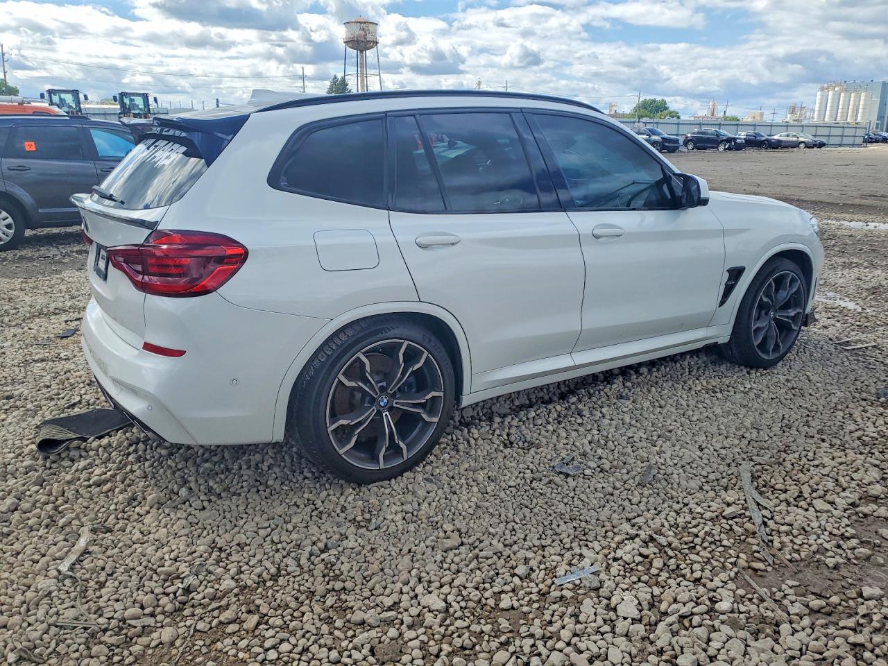 2020 Bmw X3 M Competition White vin: 5YMTS0C0XL9B08560