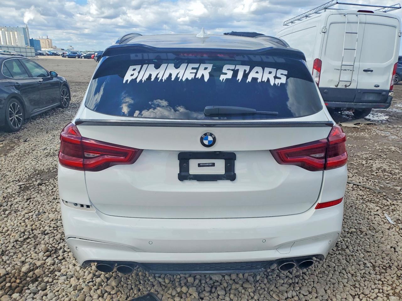 2020 Bmw X3 M Competition White vin: 5YMTS0C0XL9B08560