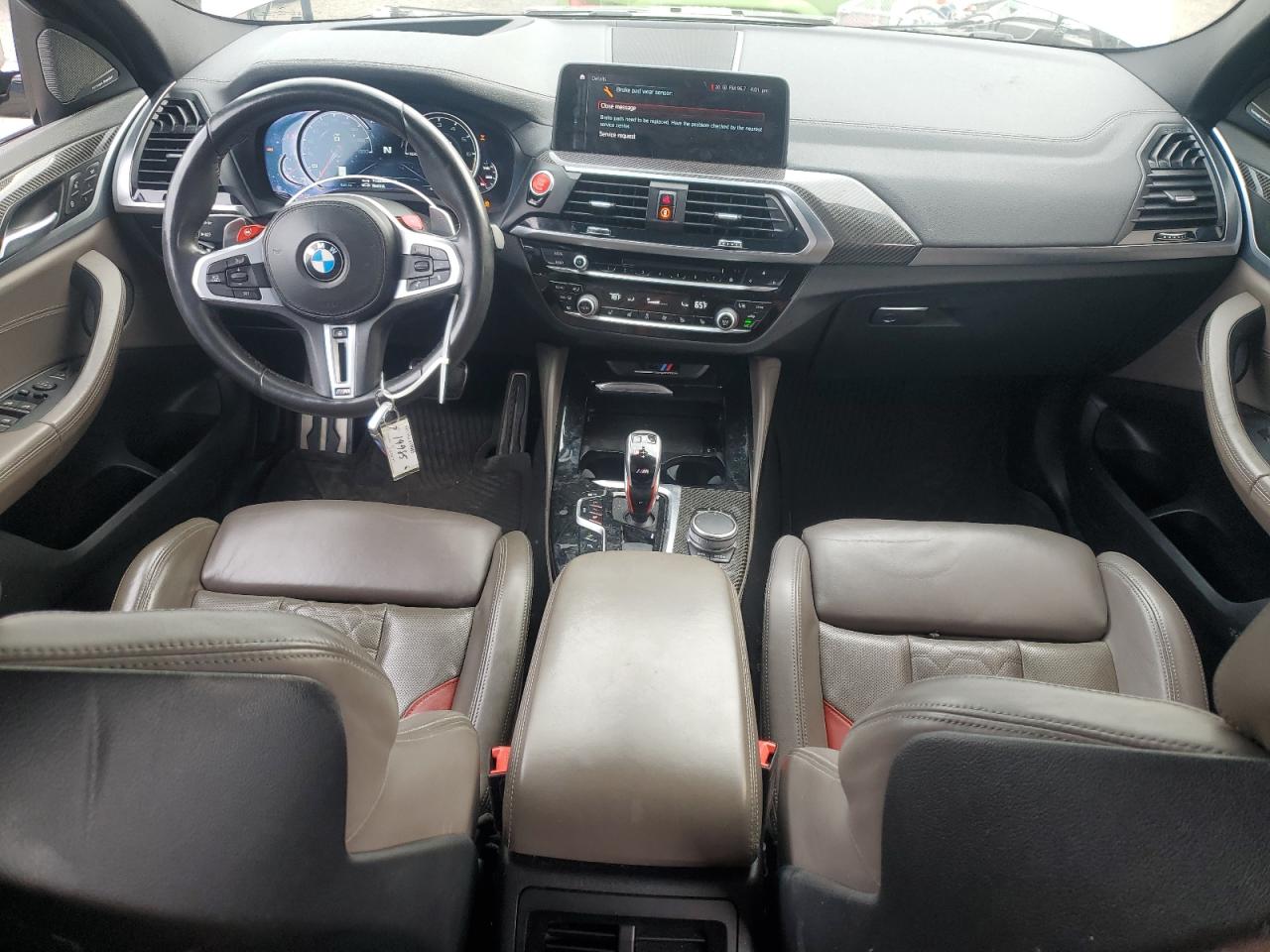 2020 Bmw X4 M Competition Gray vin: 5YMUJ0C03LLA99467