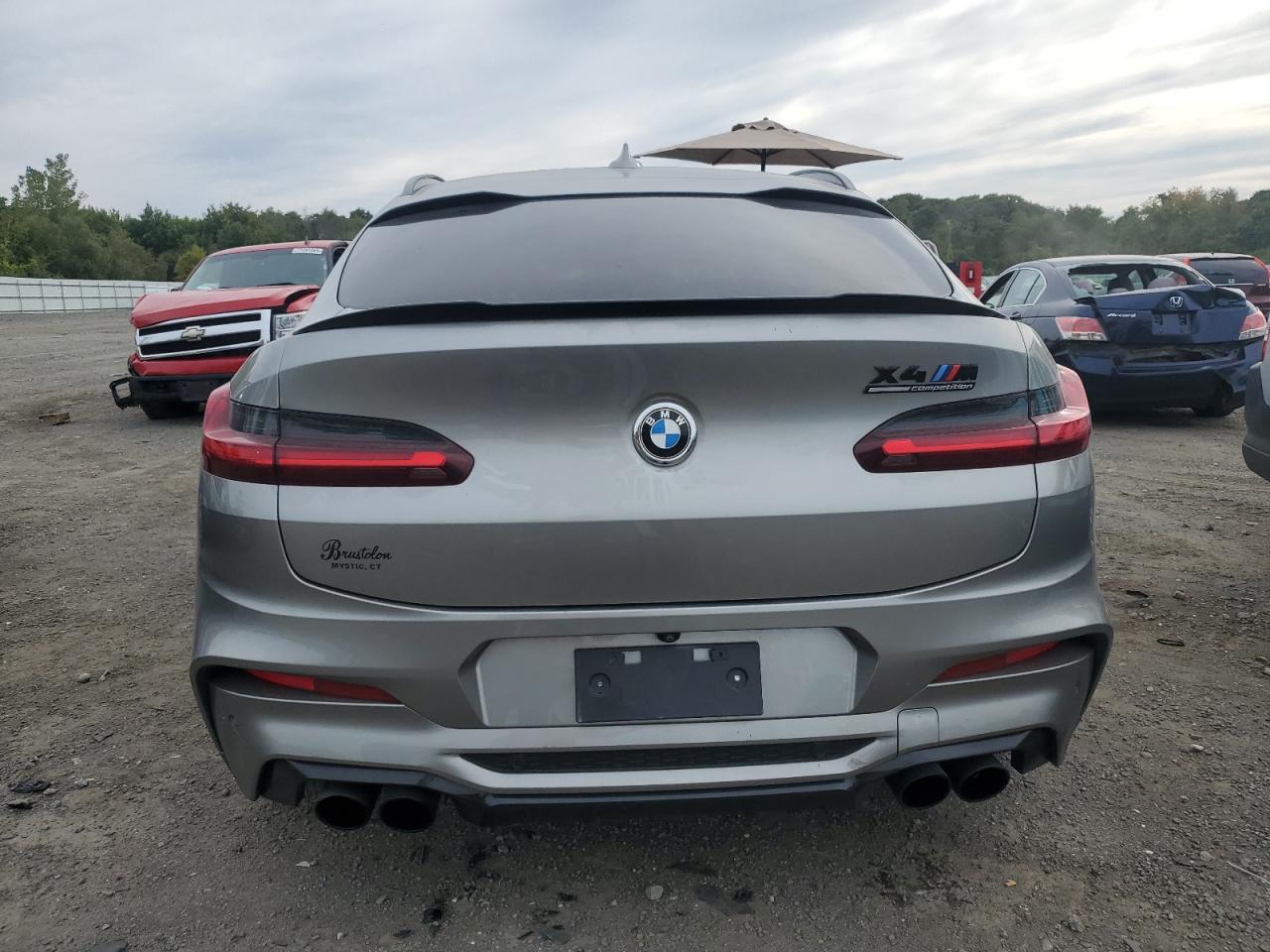 2020 Bmw X4 M Competition Gray vin: 5YMUJ0C03LLA99467