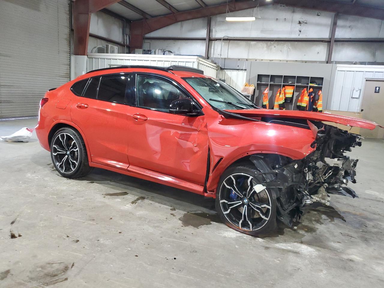 2020 Bmw X4 M Competition Red vin: 5YMUJ0C07L9C62053