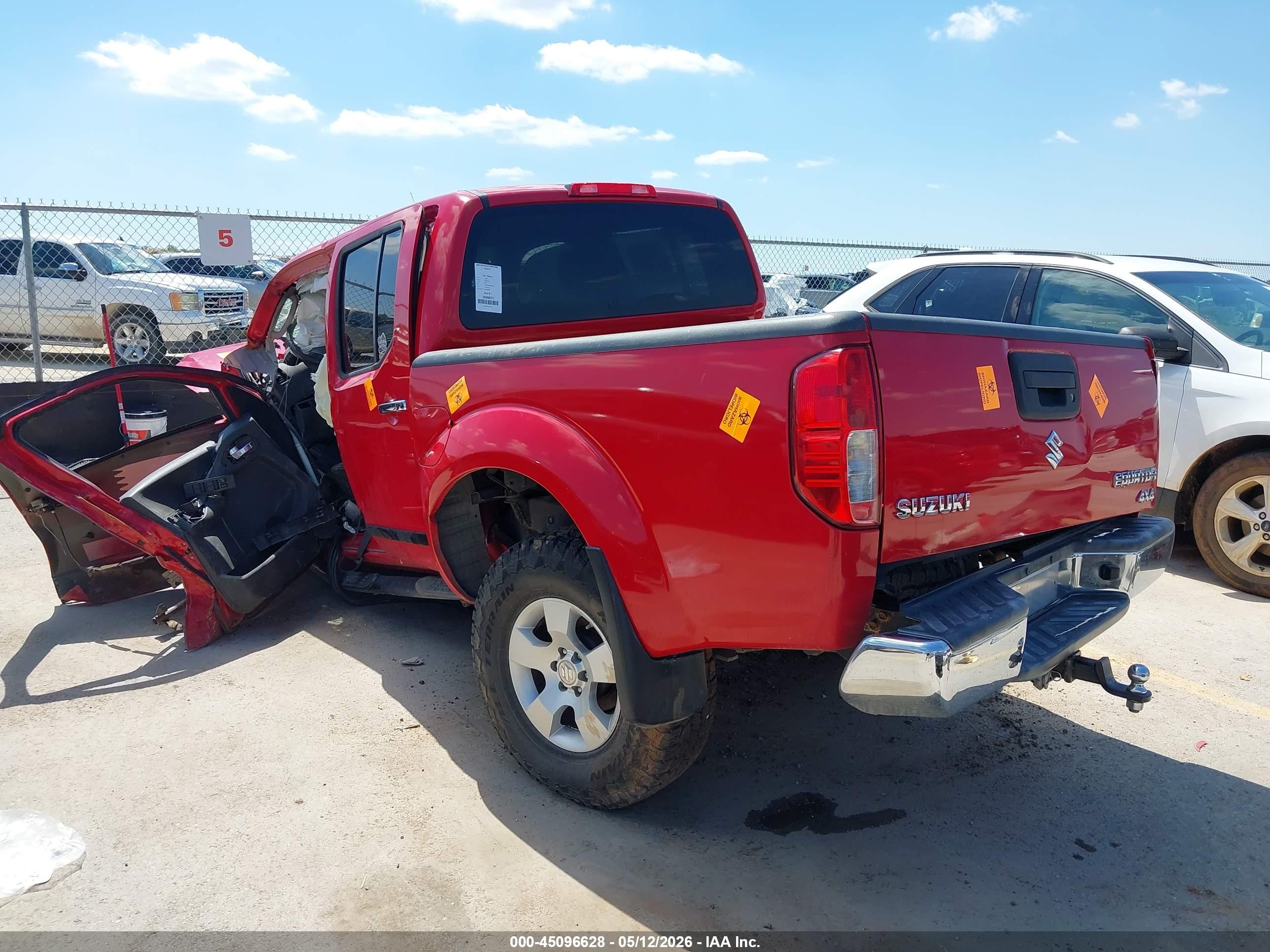 2010 Suzuki Equator Rmz-4 Red vin: 5Z61D0EV3AC416817