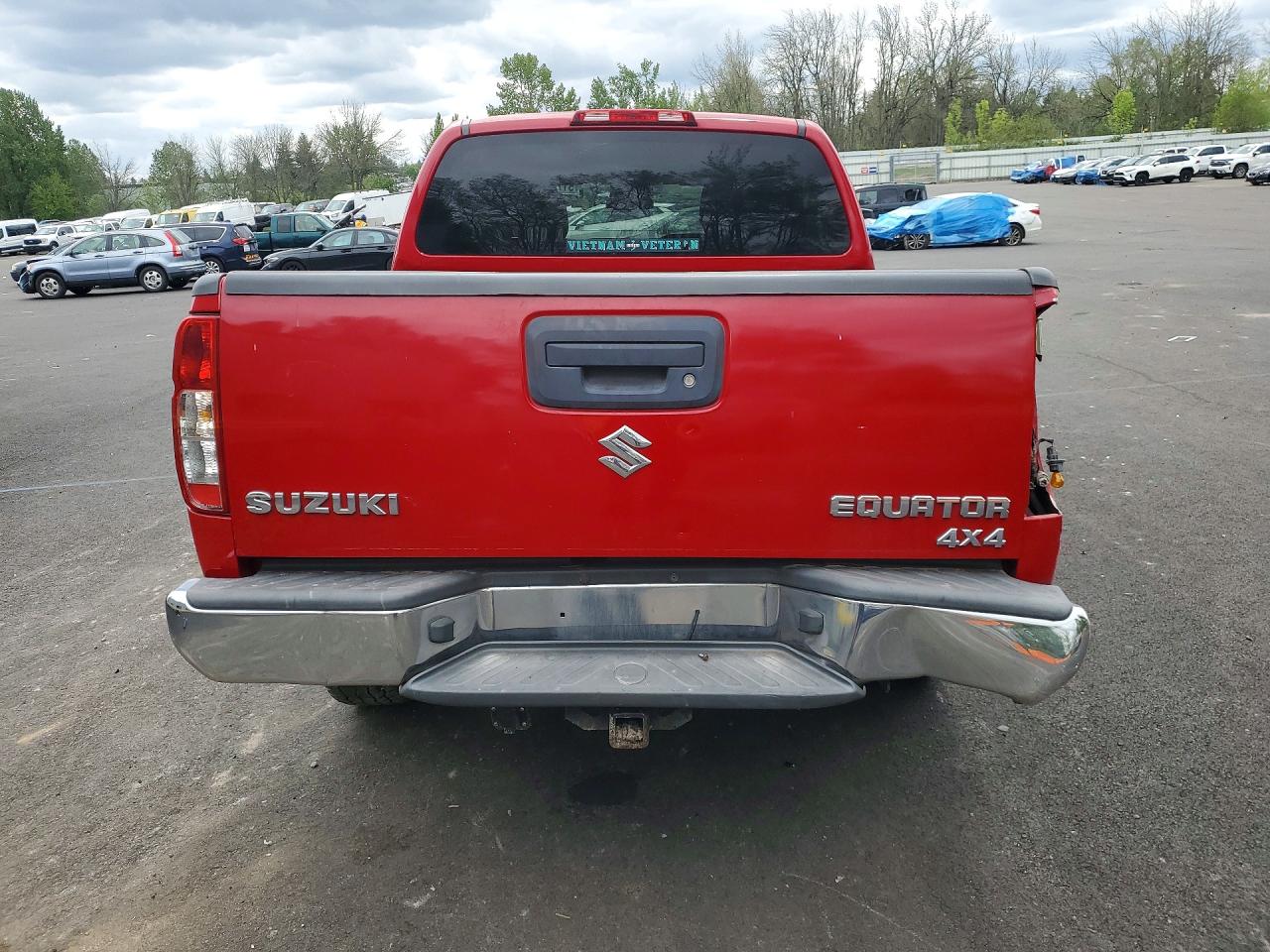 2011 Suzuki Equator Rmz-4 Red vin: 5Z61D0EV9BC419819