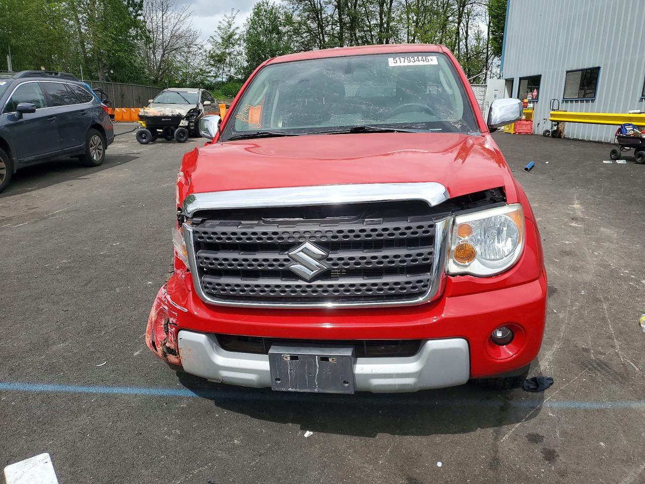 2011 Suzuki Equator Rmz-4 Red vin: 5Z61D0EV9BC419819