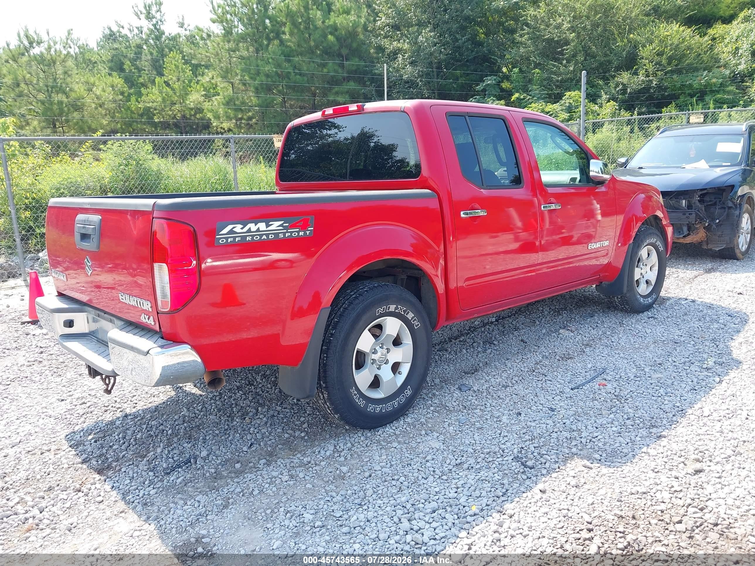 2011 Suzuki Equator Rmz-4 Red vin: 5Z61D0EV9BC426009