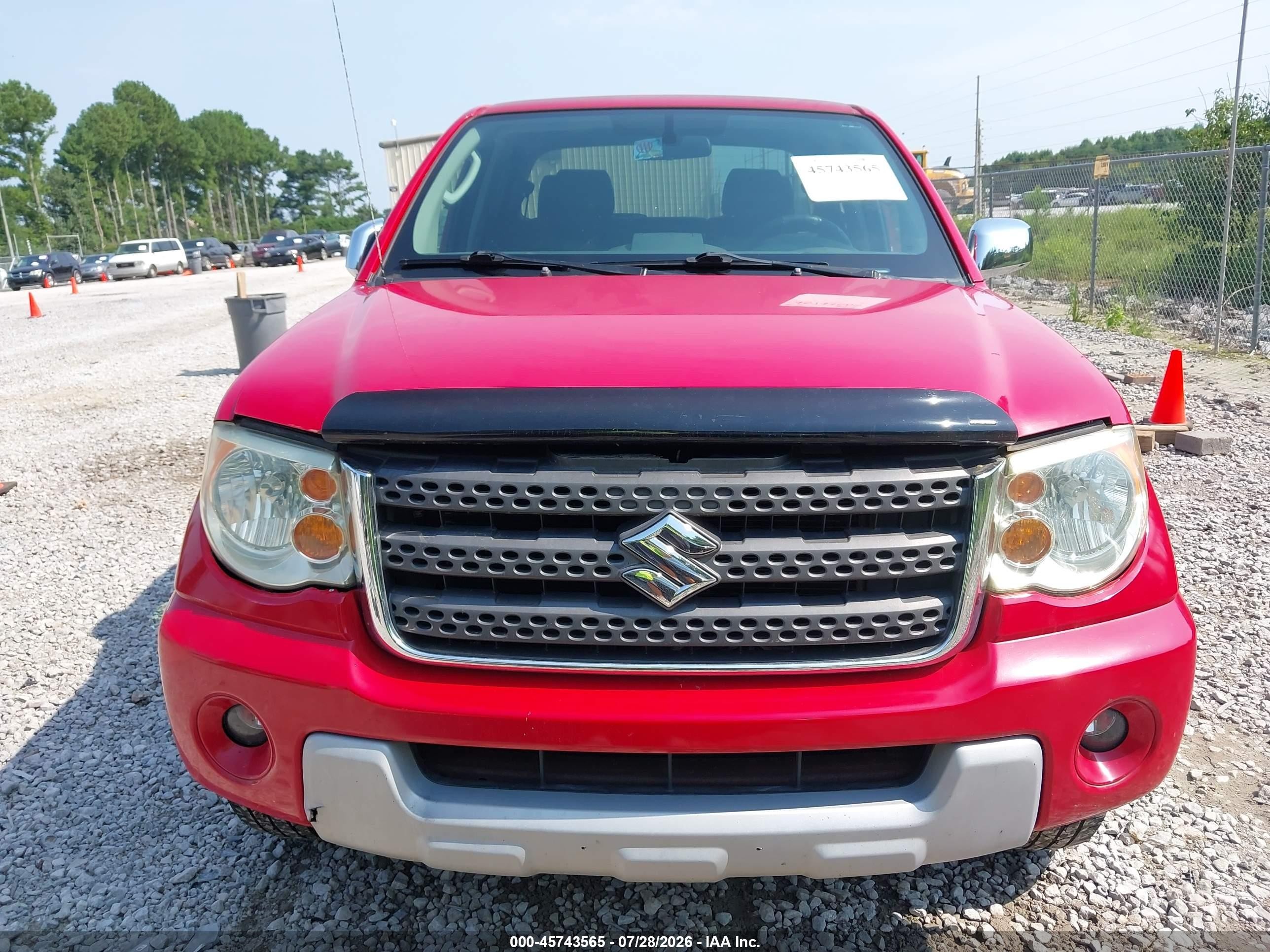 2011 Suzuki Equator Rmz-4 Red vin: 5Z61D0EV9BC426009