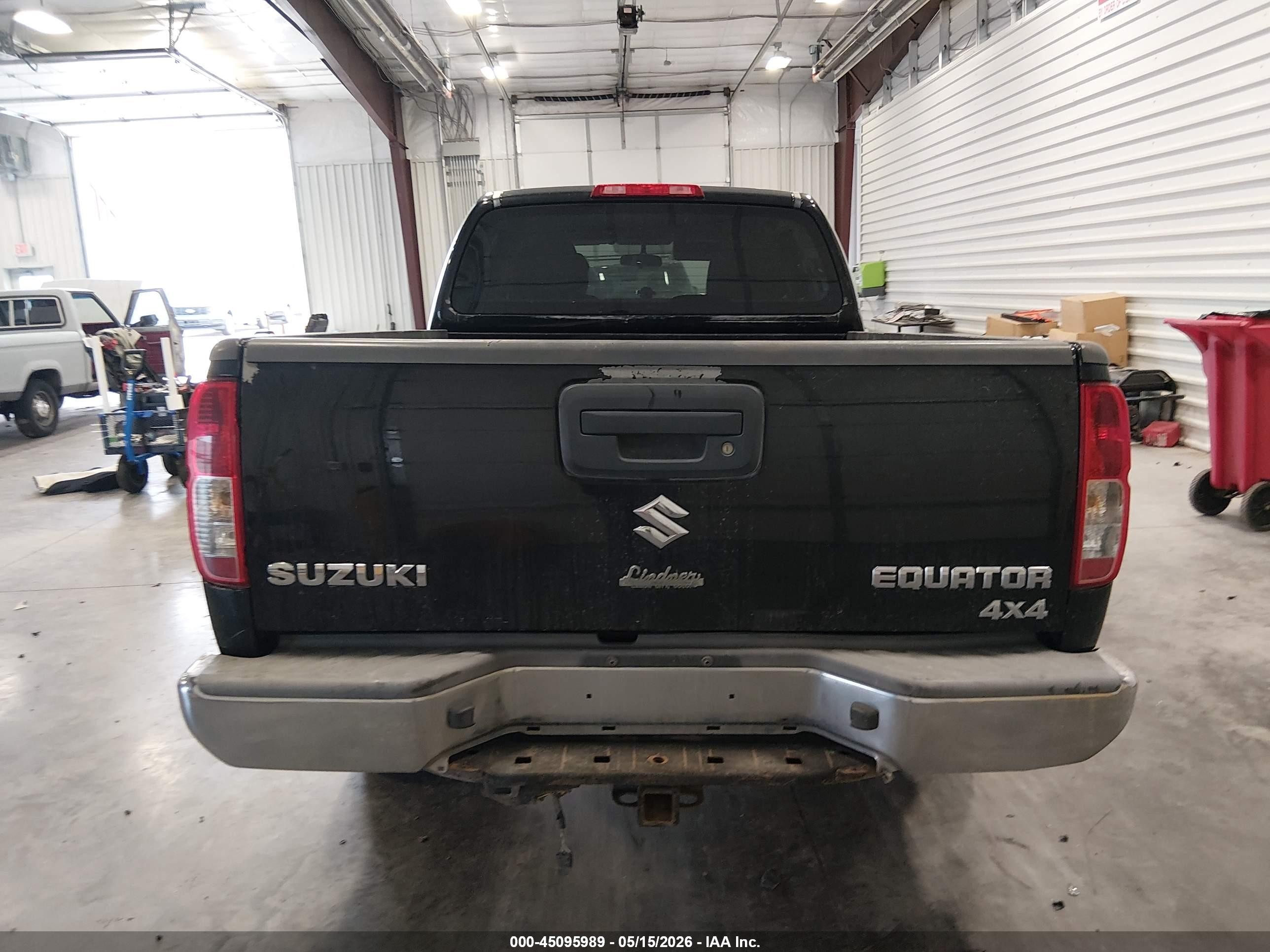 2010 Suzuki Equator Sport Black vin: 5Z61D0FV3AC414743