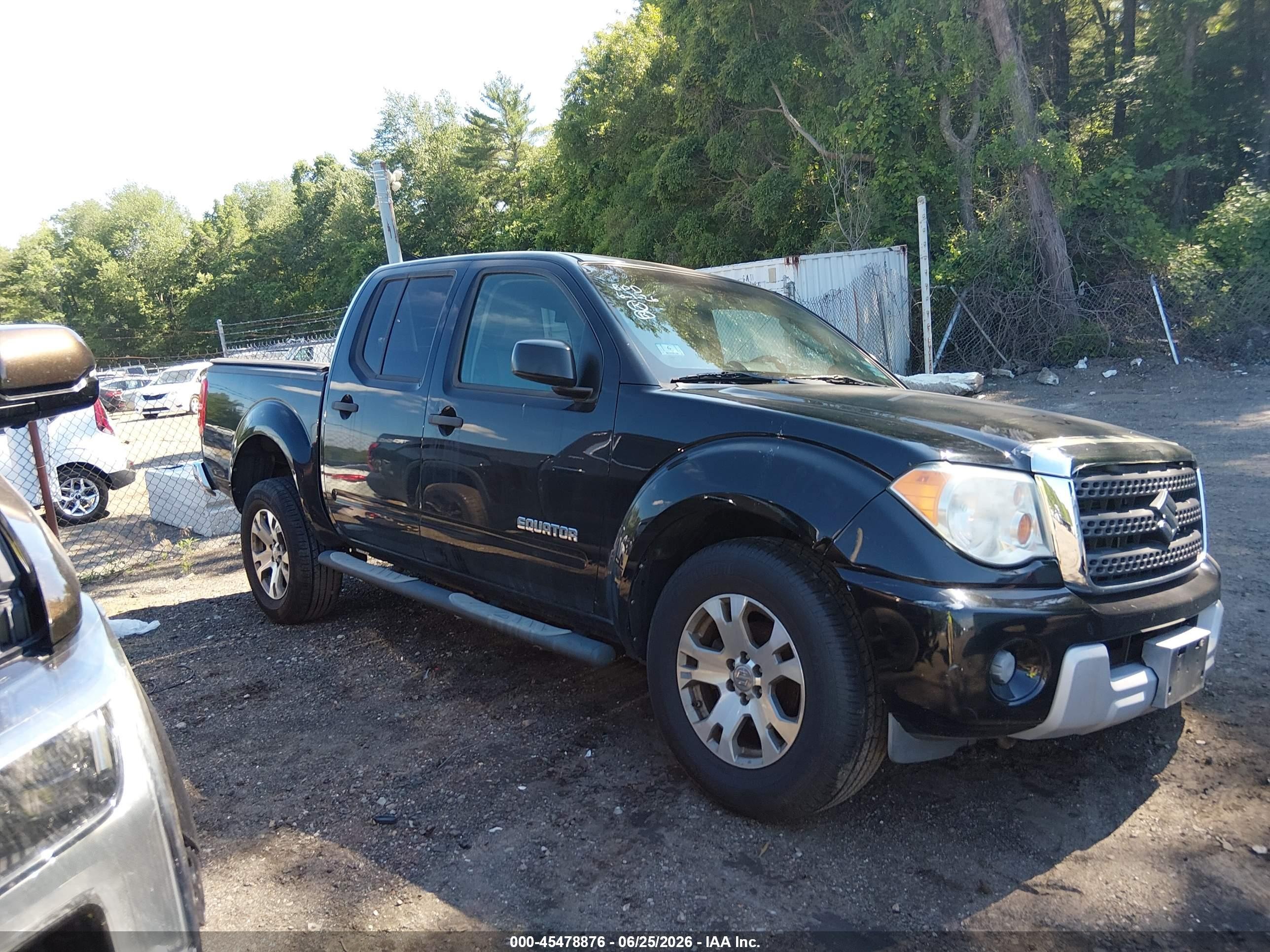 2009 Suzuki Equator Sport Black vin: 5Z6AD07U49C417569