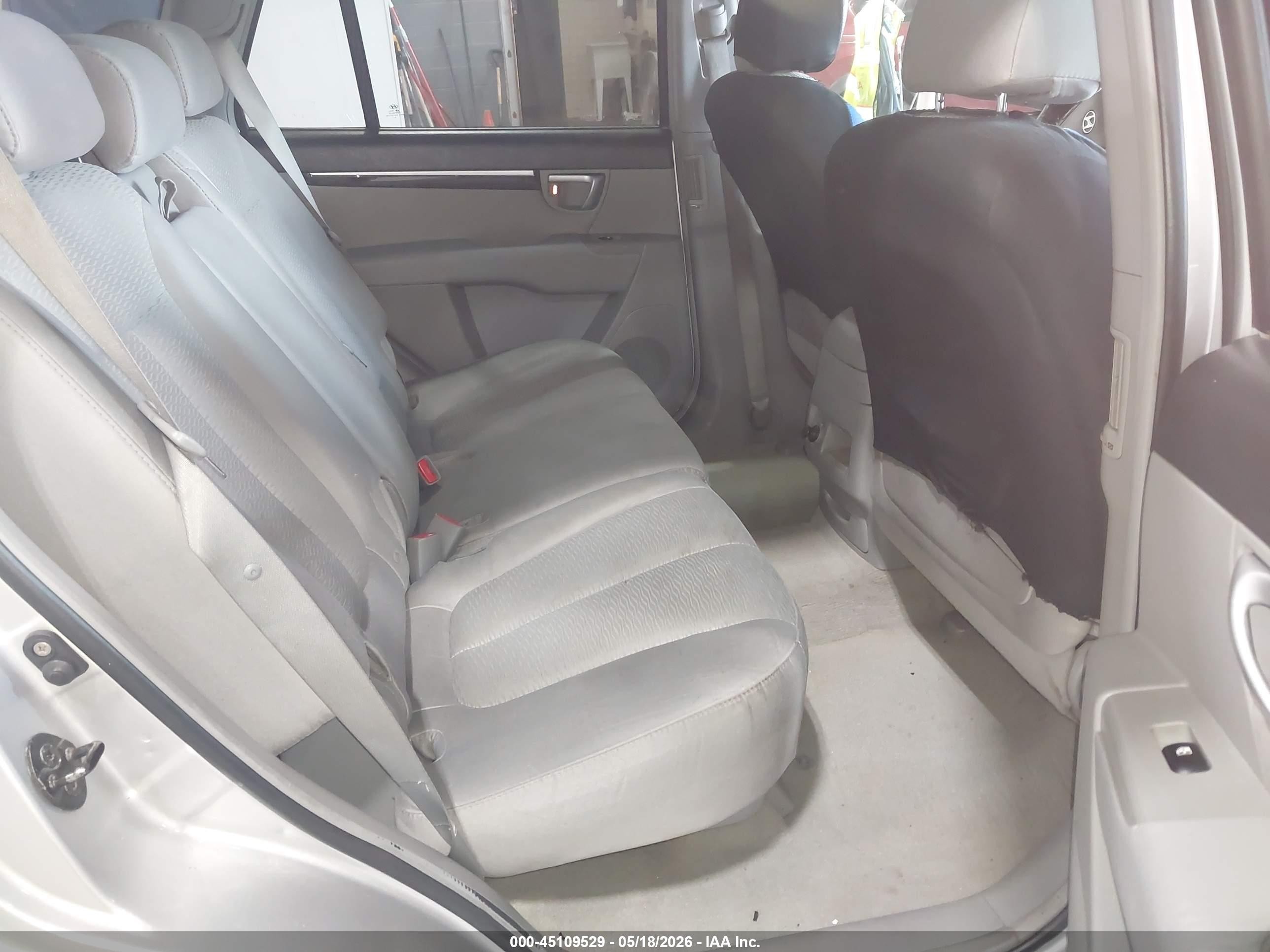 2007 Hyundai Santa Fe Se/limited Silver vin: 5nmsh73e97h062279