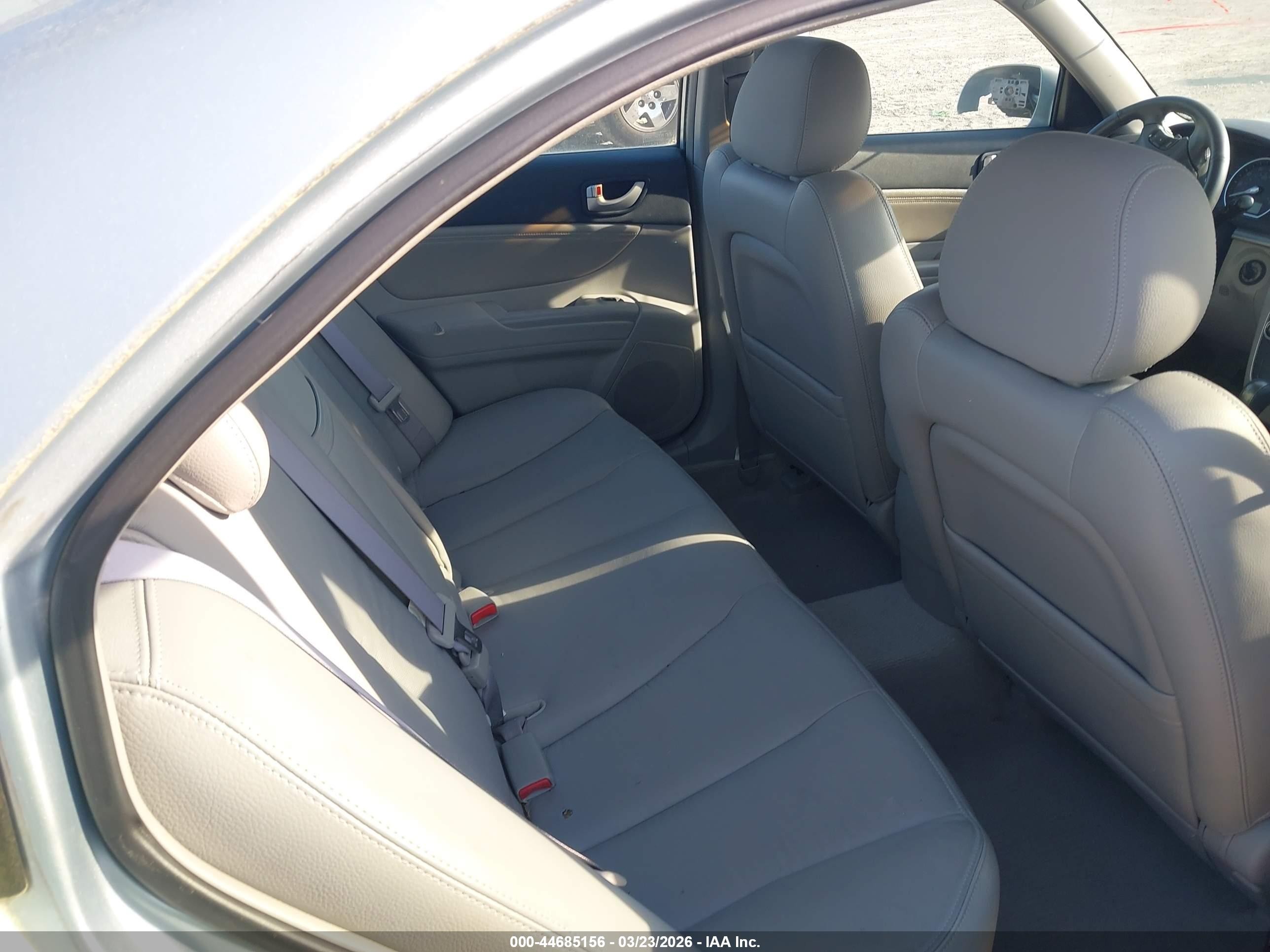 2008 Hyundai Sonata Limited/se Blue vin: 5npeu46c98h361566