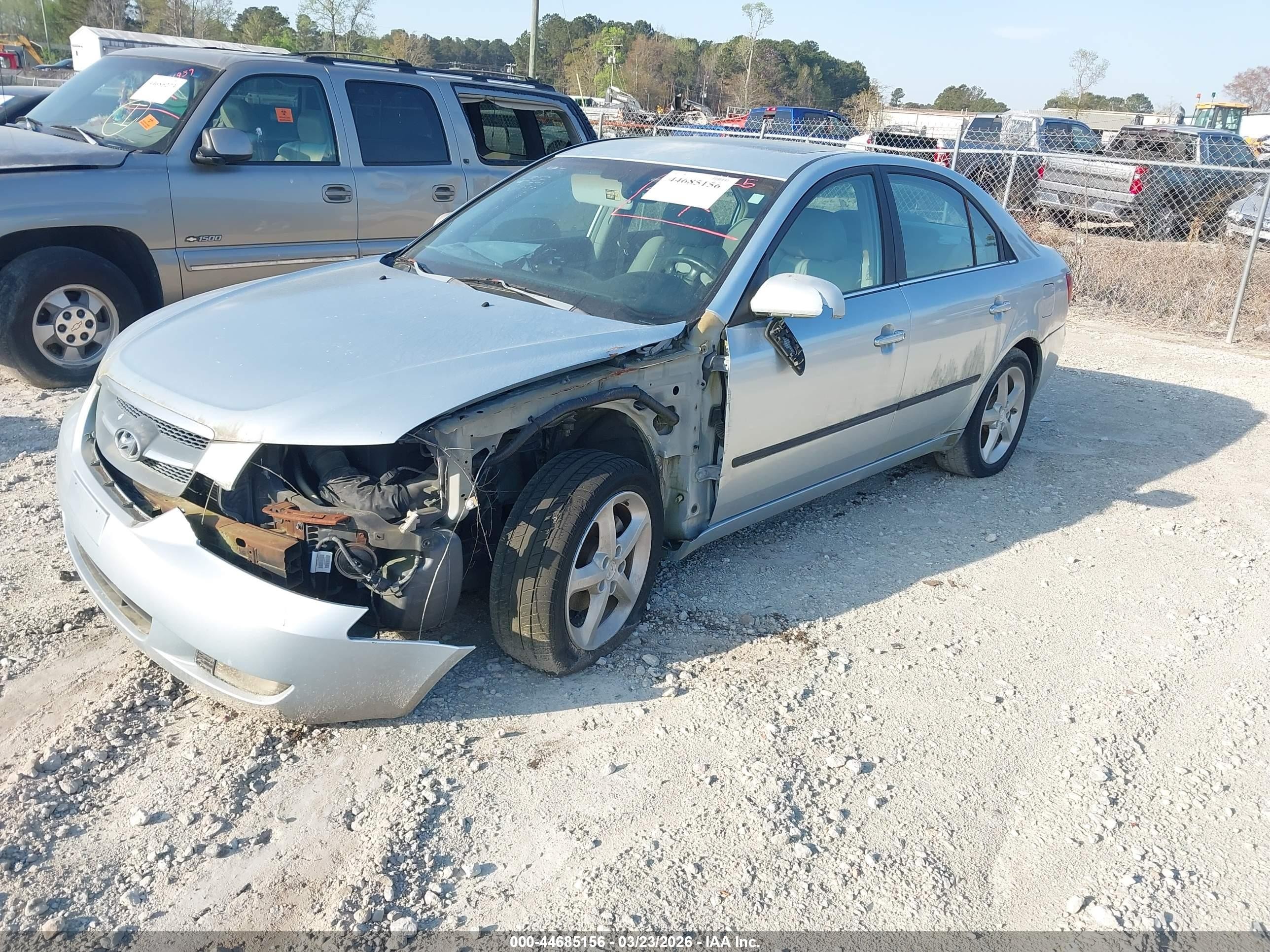 2008 Hyundai Sonata Limited/se Blue vin: 5npeu46c98h361566