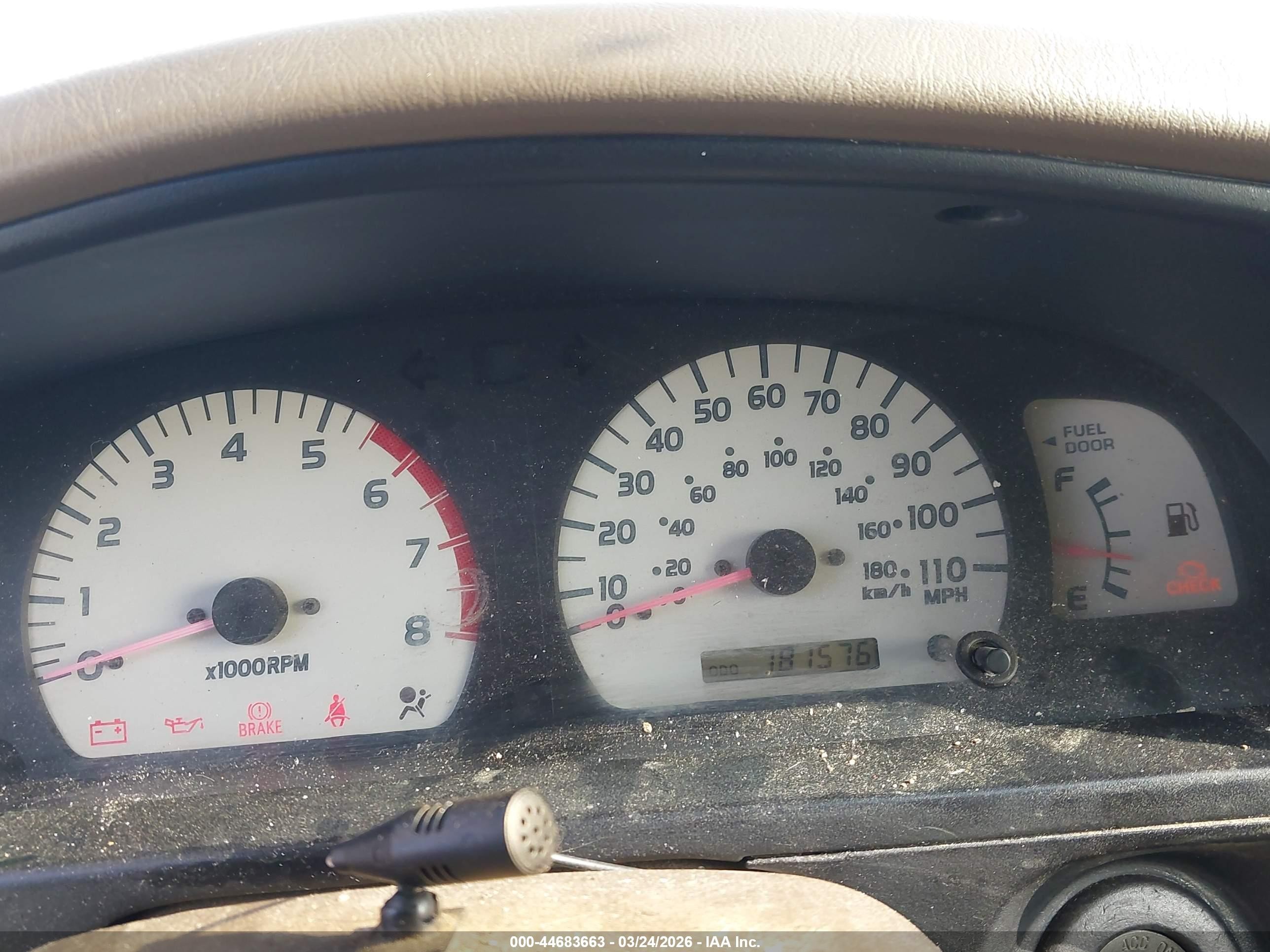 2003 Toyota Tacoma Prerunner V6 Золотой vin: 5tegn92n73z153248