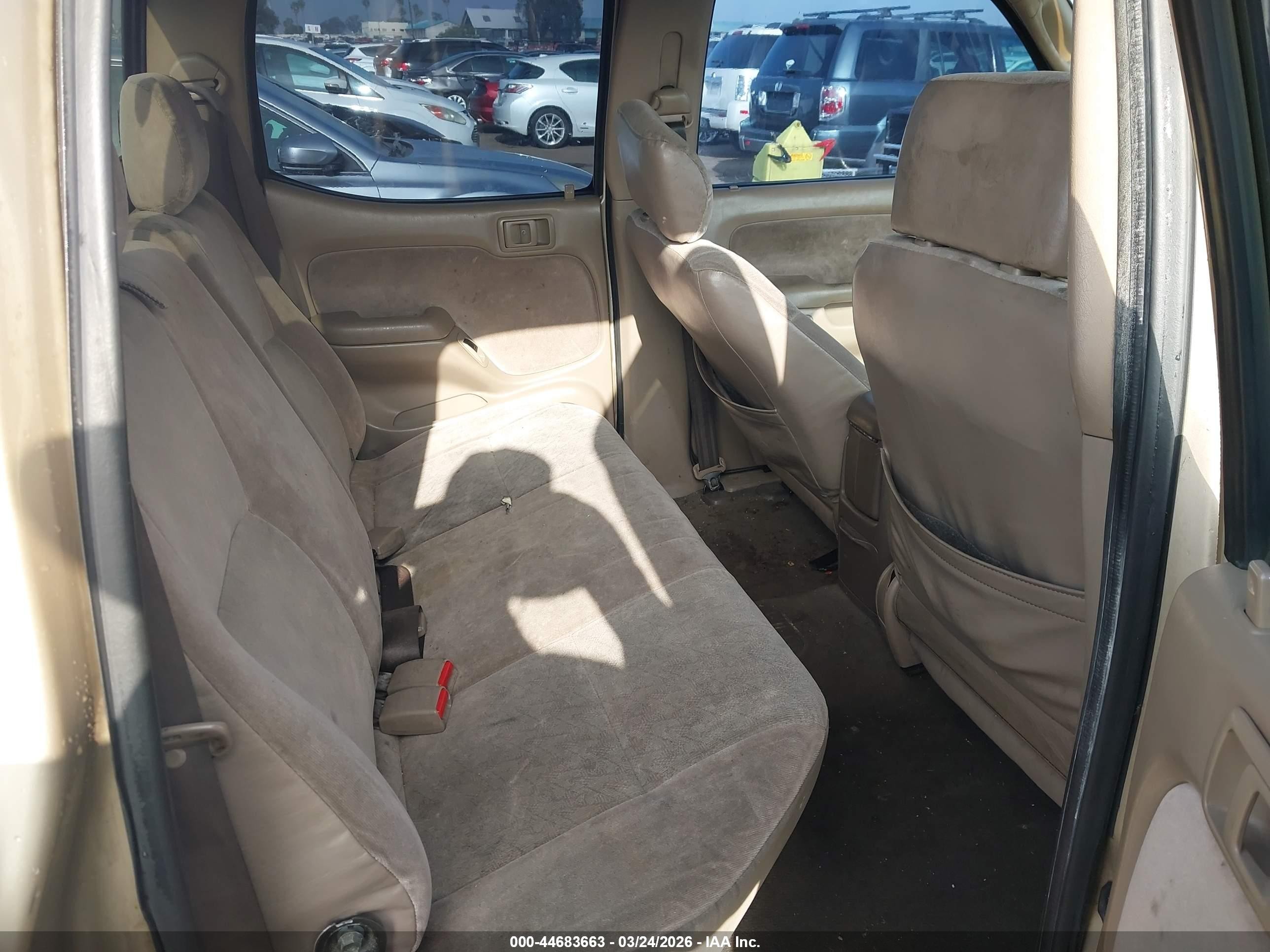 2003 Toyota Tacoma Prerunner V6 Gold vin: 5tegn92n73z153248