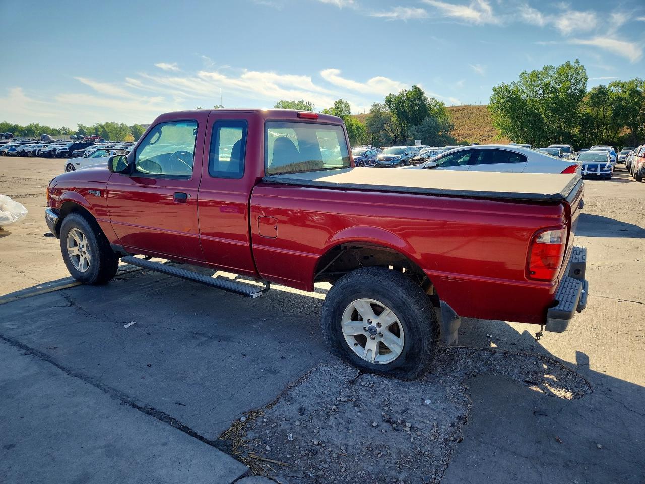 2003 Ford Ranger Super Cab Burgundy vin: 1FTYR15E63TA49144
