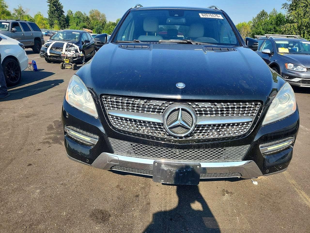 2014 Mercedes-benz Ml 350 Bluetec Black vin: 4JGDA2EB0EA354683