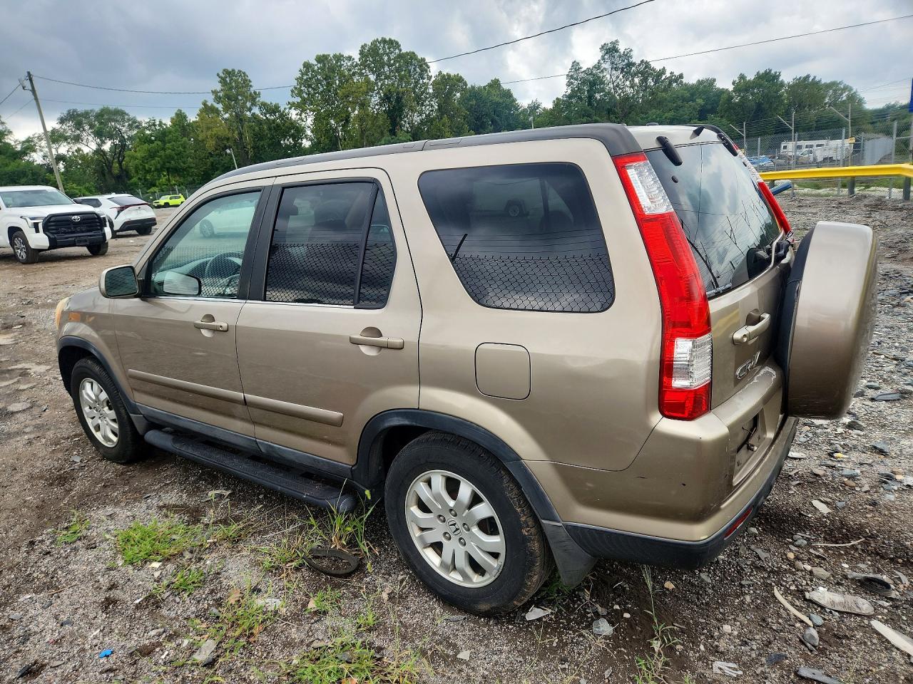 2006 Honda Cr-v Se Gold vin: SHSRD78976U422258
