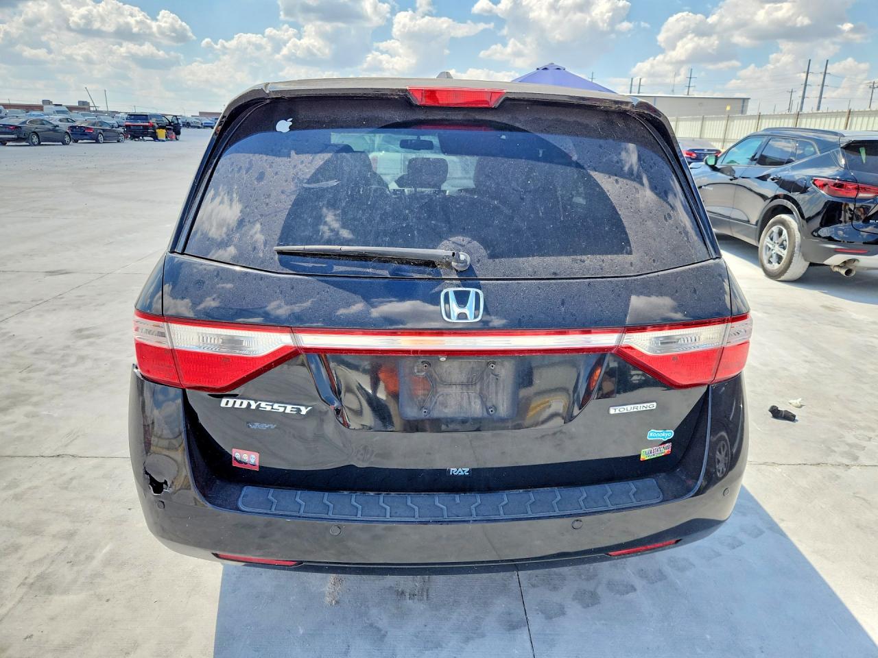 2013 Honda Odyssey Touring Gray vin: 5FNRL5H99DB037859