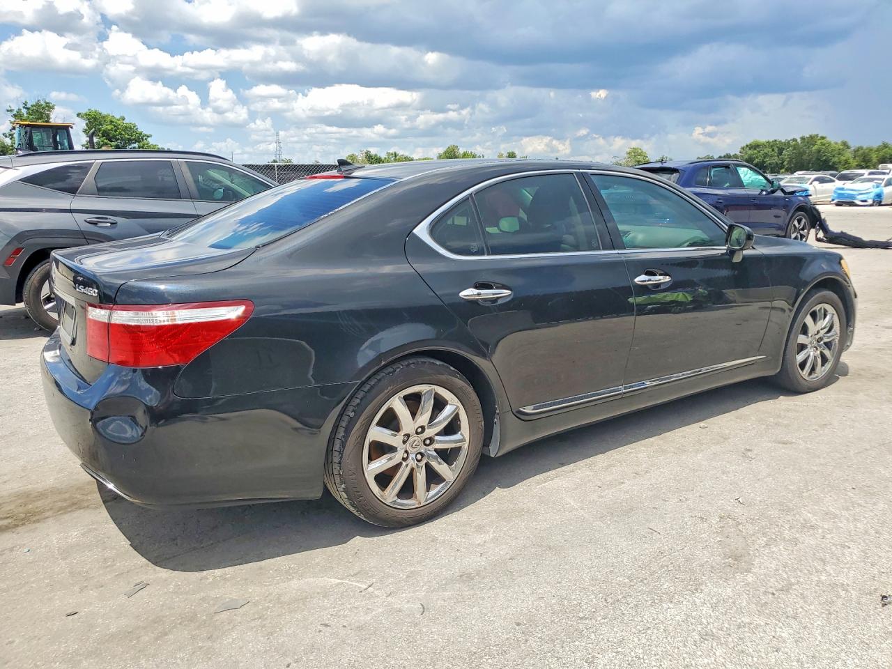 2008 Lexus Ls 460 Black vin: JTHBL46F685078234